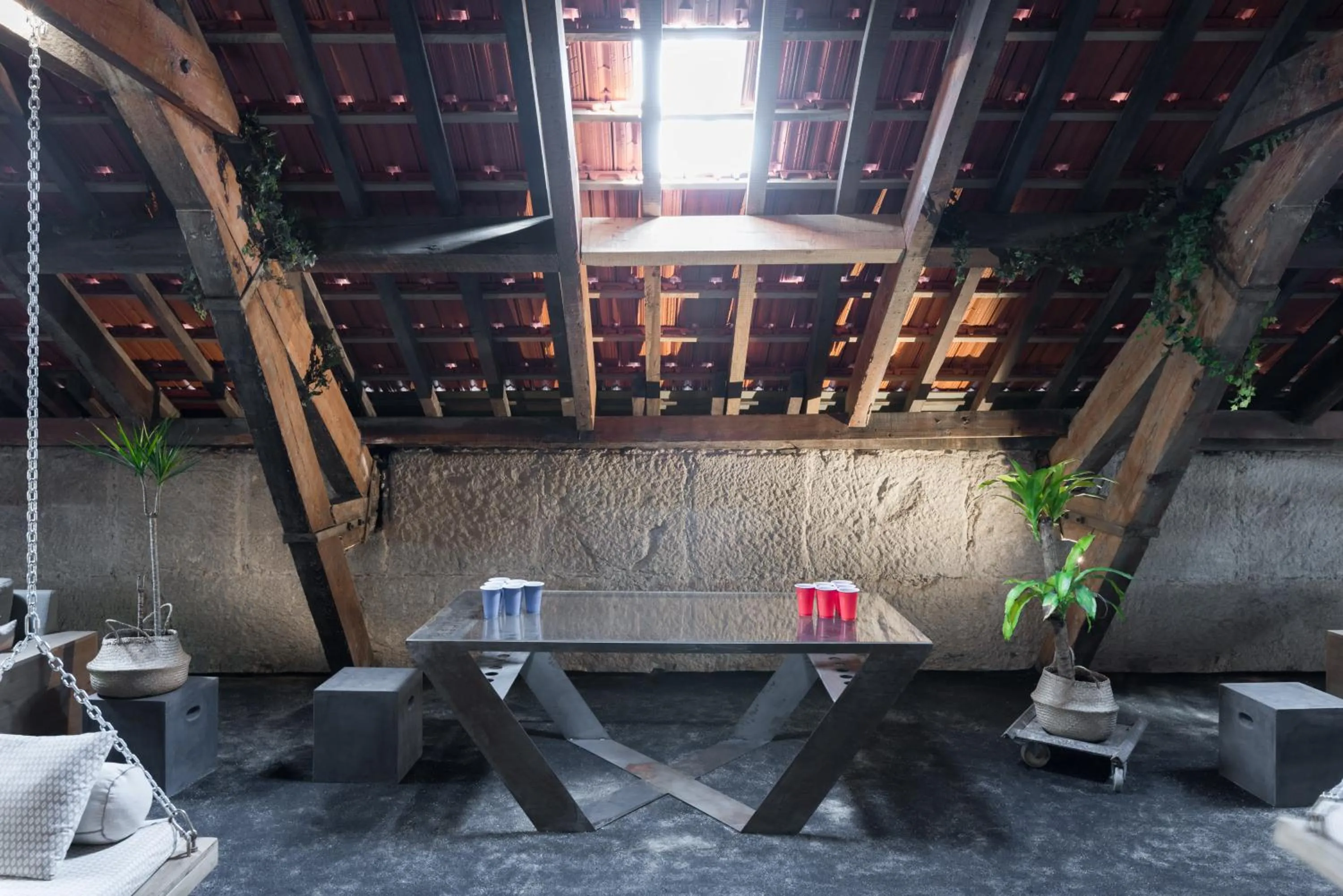 Garden in The Passenger Hostel