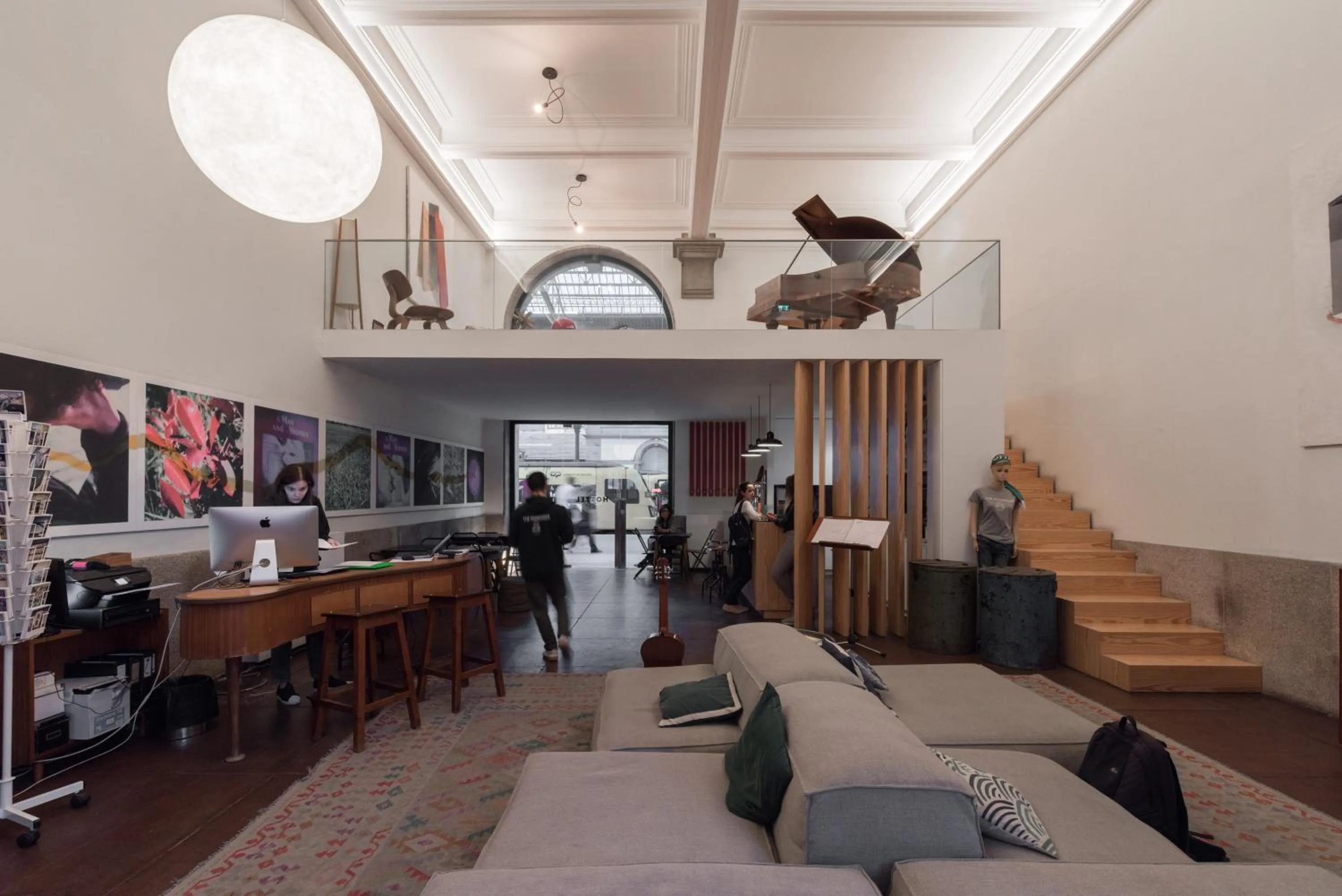 Living room in The Passenger Hostel