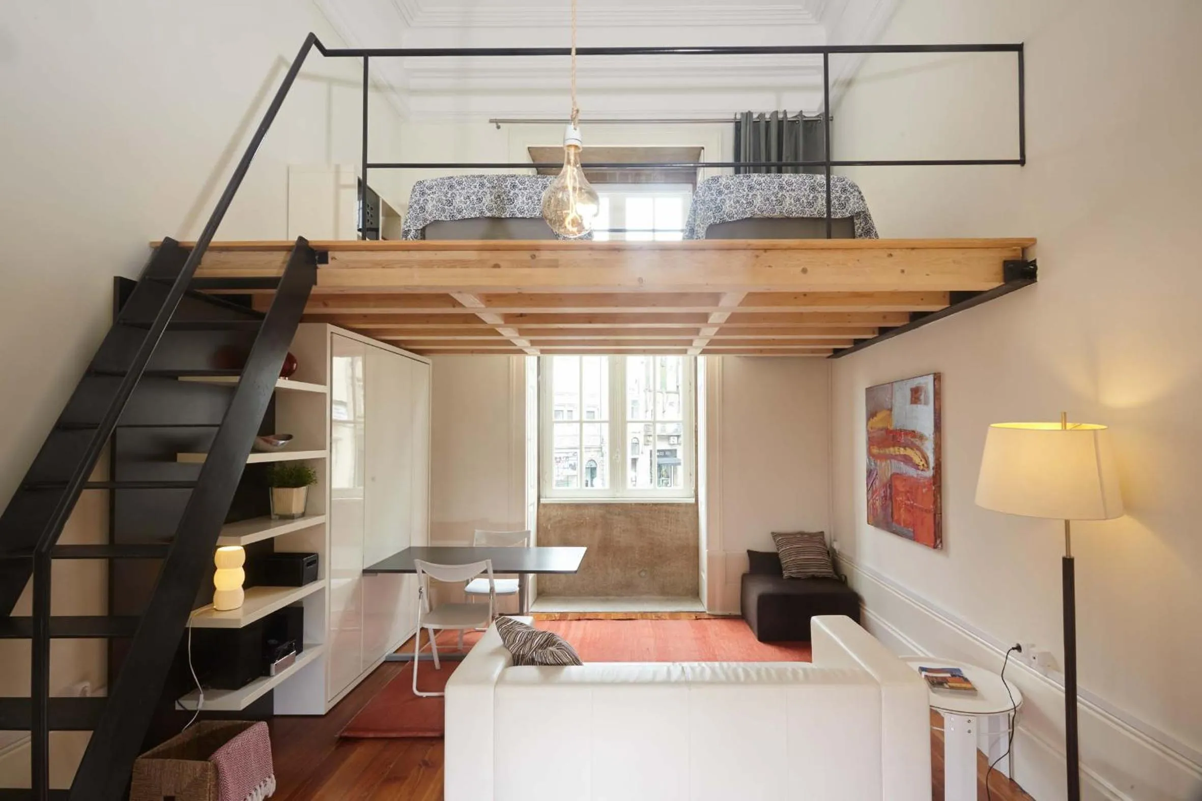 Living room in The Passenger Hostel