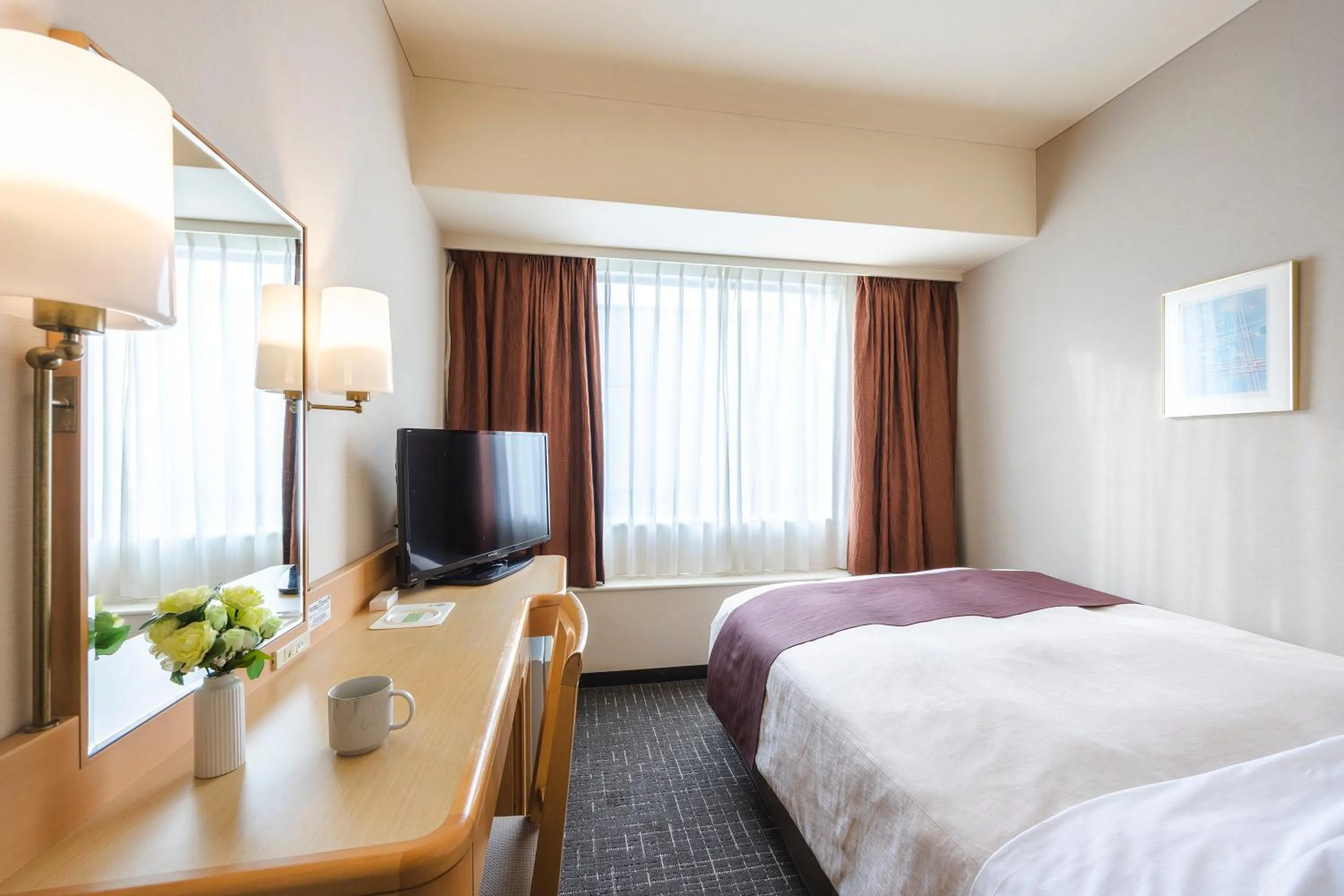 Bed in Tokyo Bay Ariake Washington Hotel