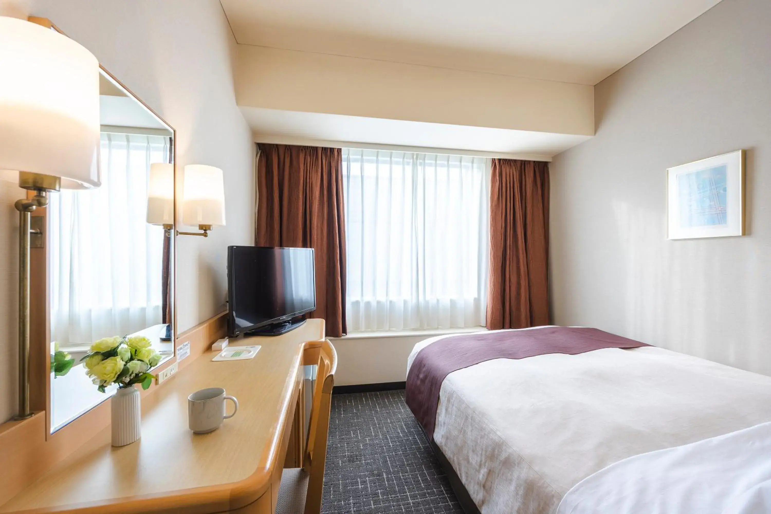 Bed in Tokyo Bay Ariake Washington Hotel Bed in Tokyo Bay Ariake Washington Hotel