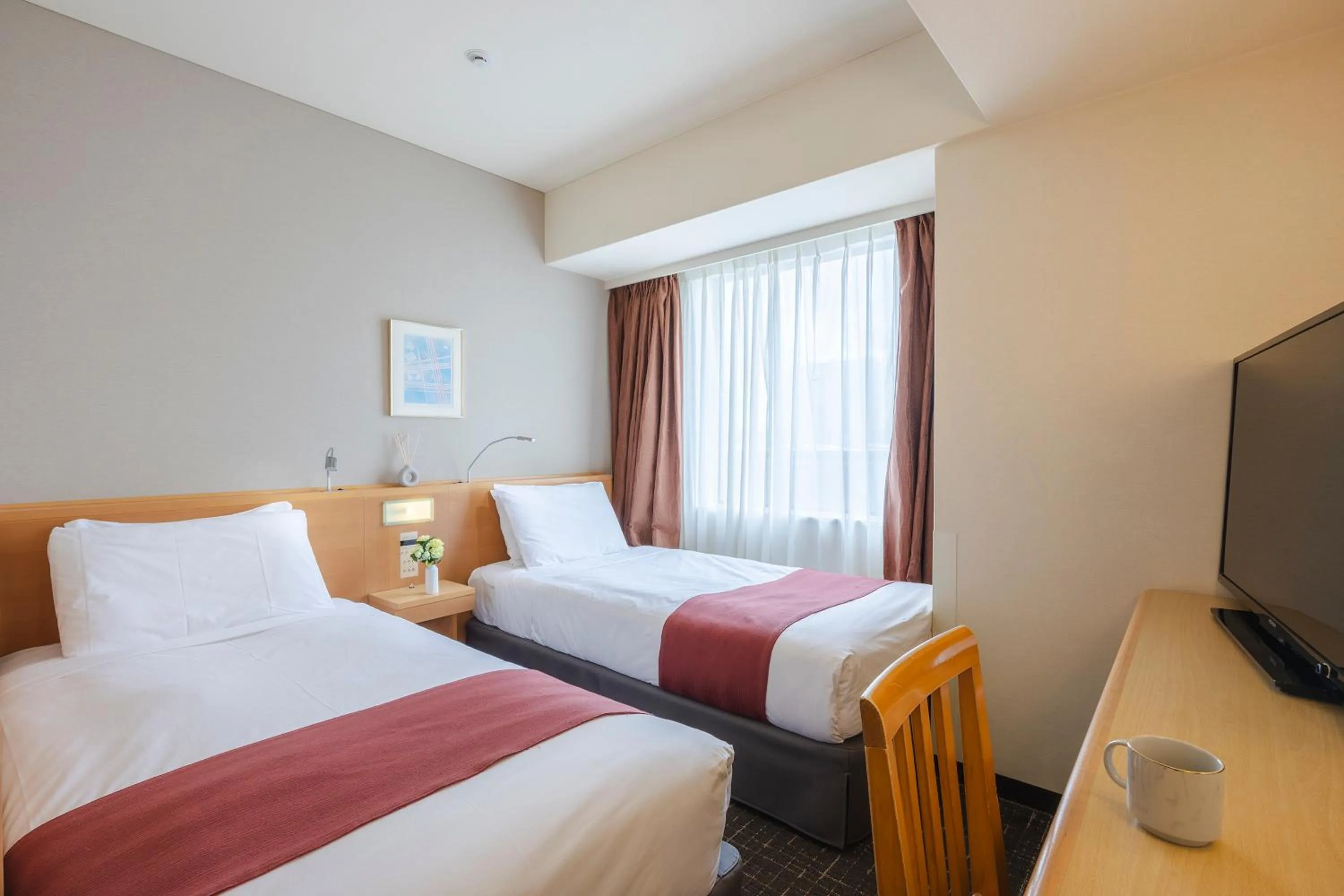 Bed in Tokyo Bay Ariake Washington Hotel