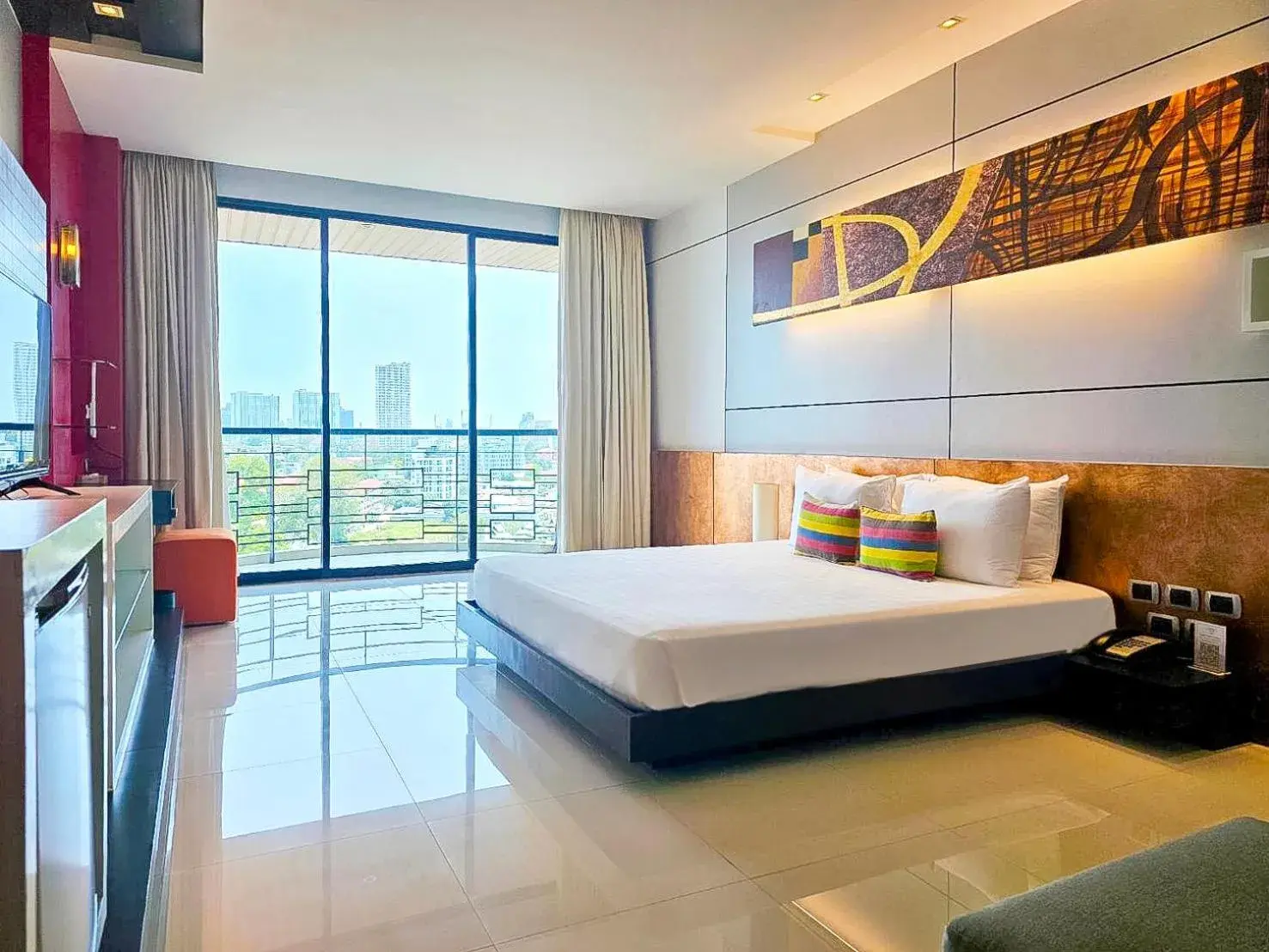 Bed in The Zign Hotel Bed in The Zign Hotel