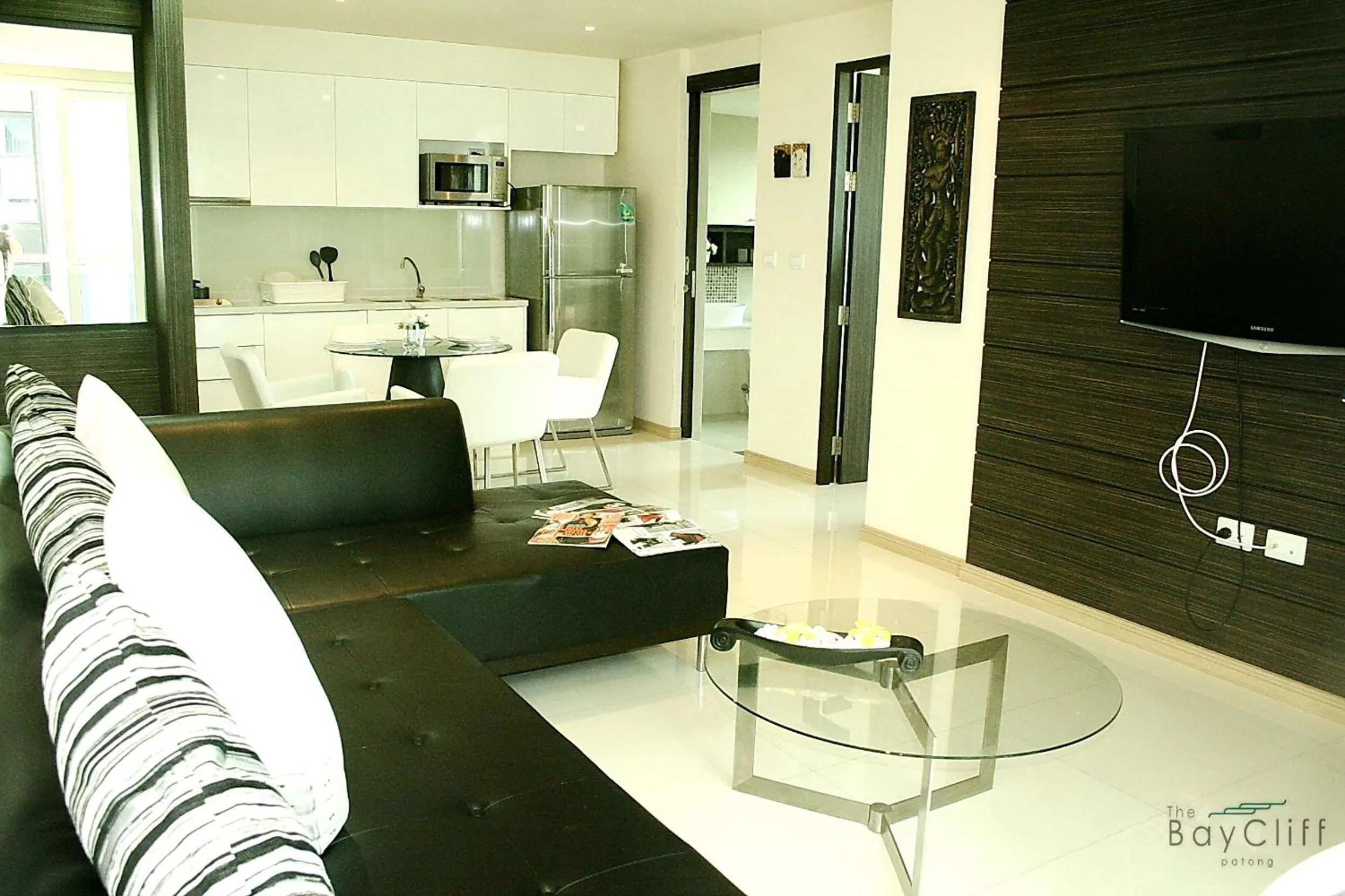 Living room in The Baycliff Residences