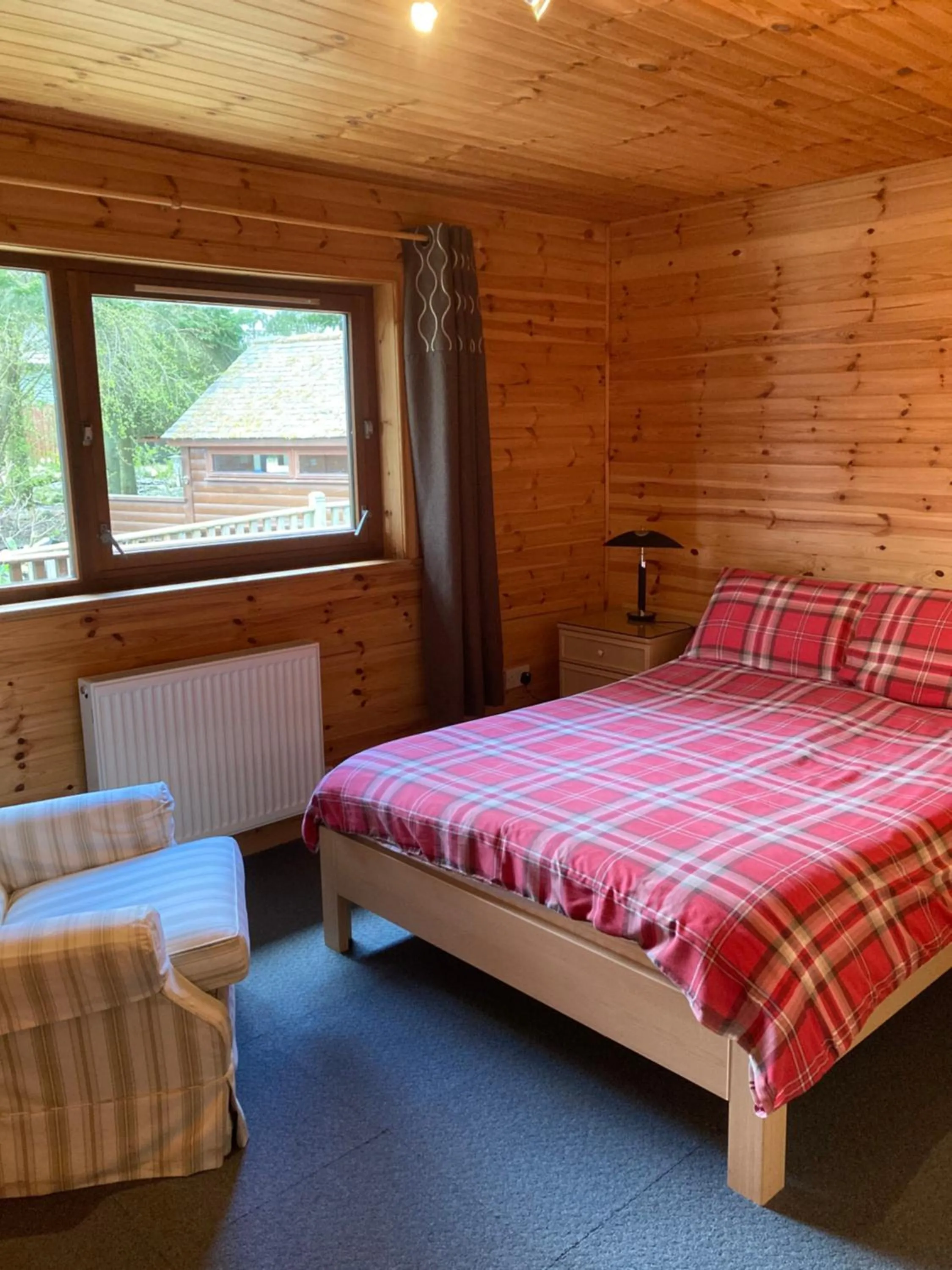 Bed in Fir Tree Lodge