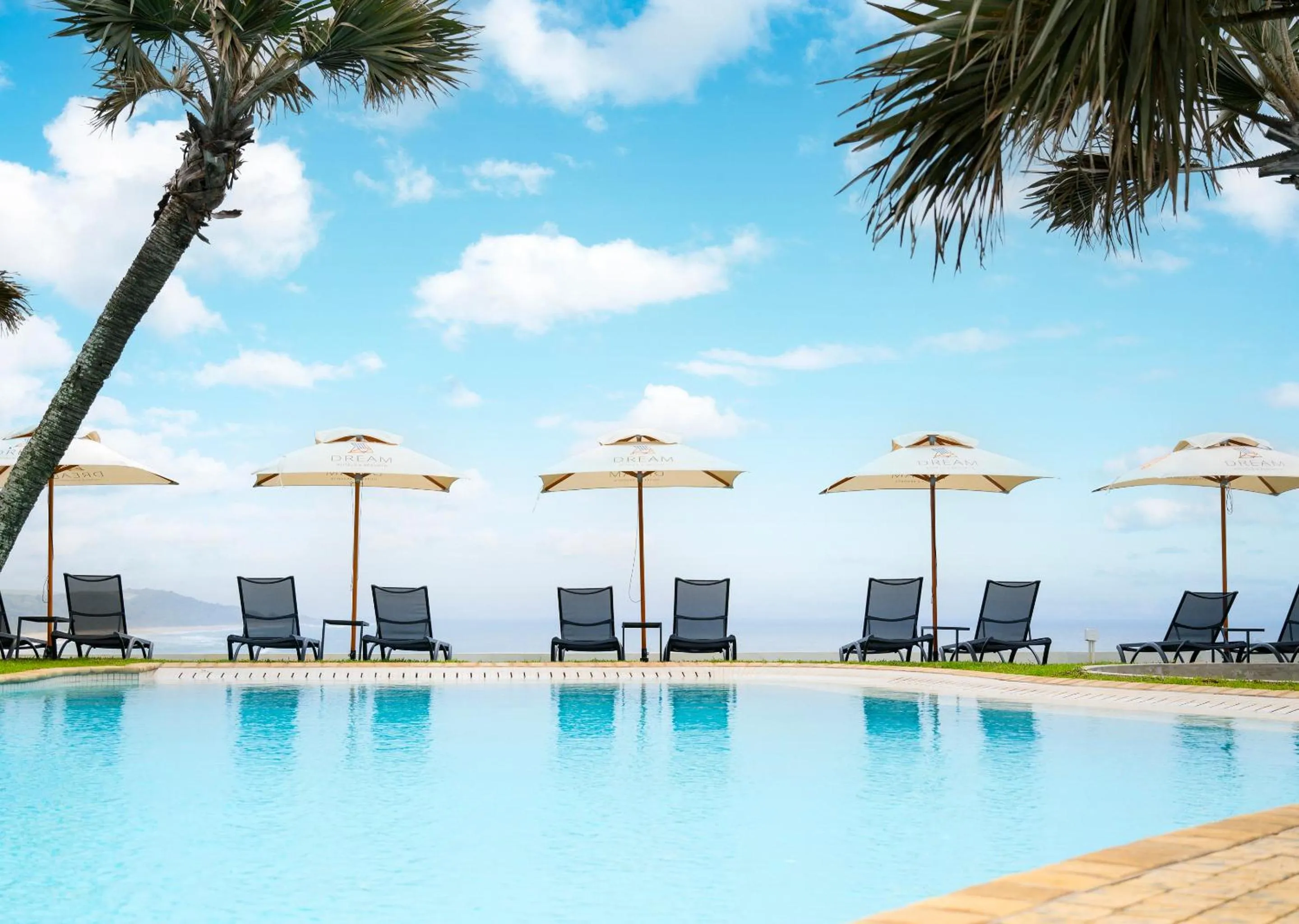 Patio in Blue Marlin All-Inclusive Seascape by Dream Resorts