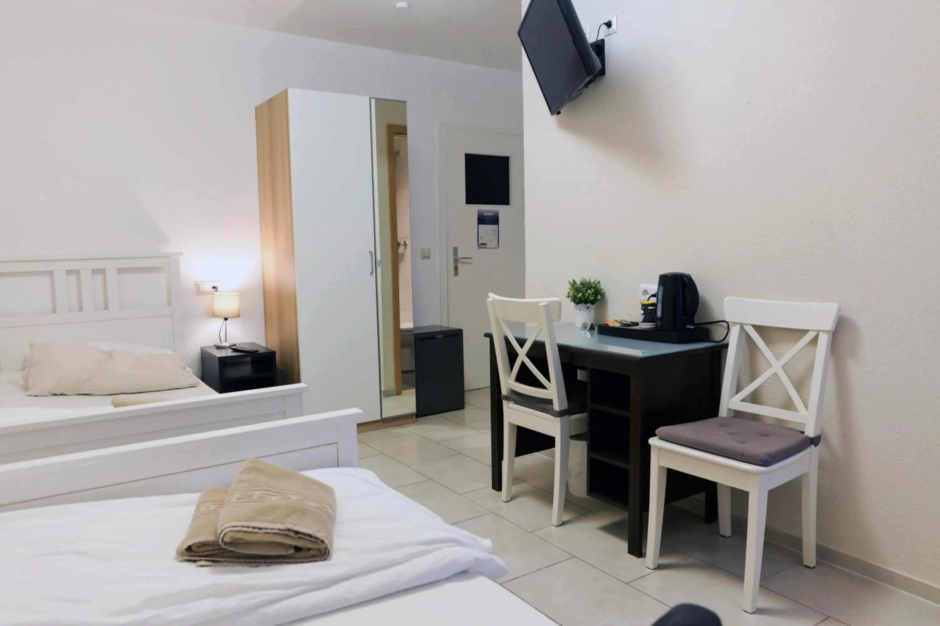 Bed in Hotel Frankenthaler Hof