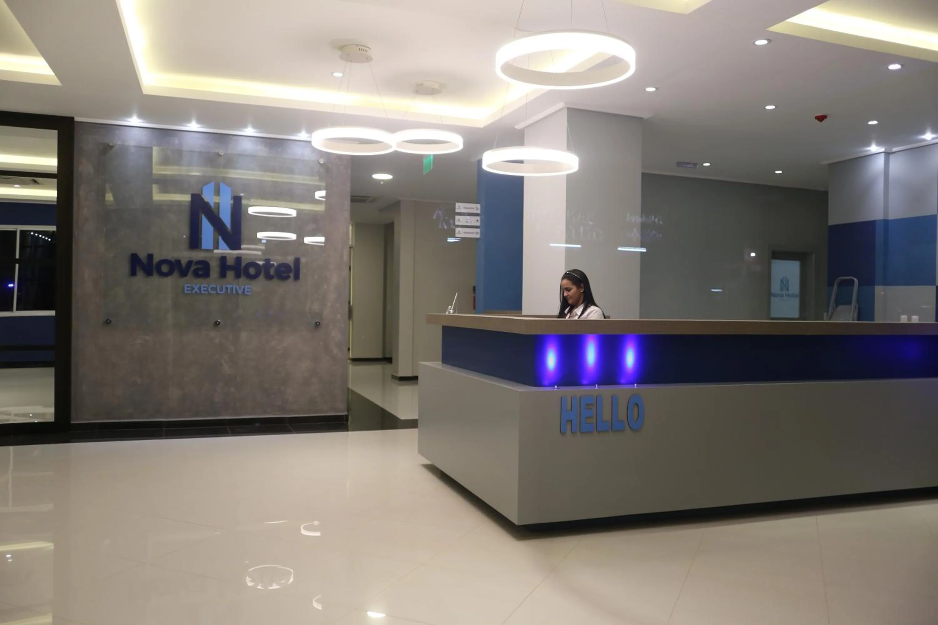 Lobby or reception in Nova Hotel
