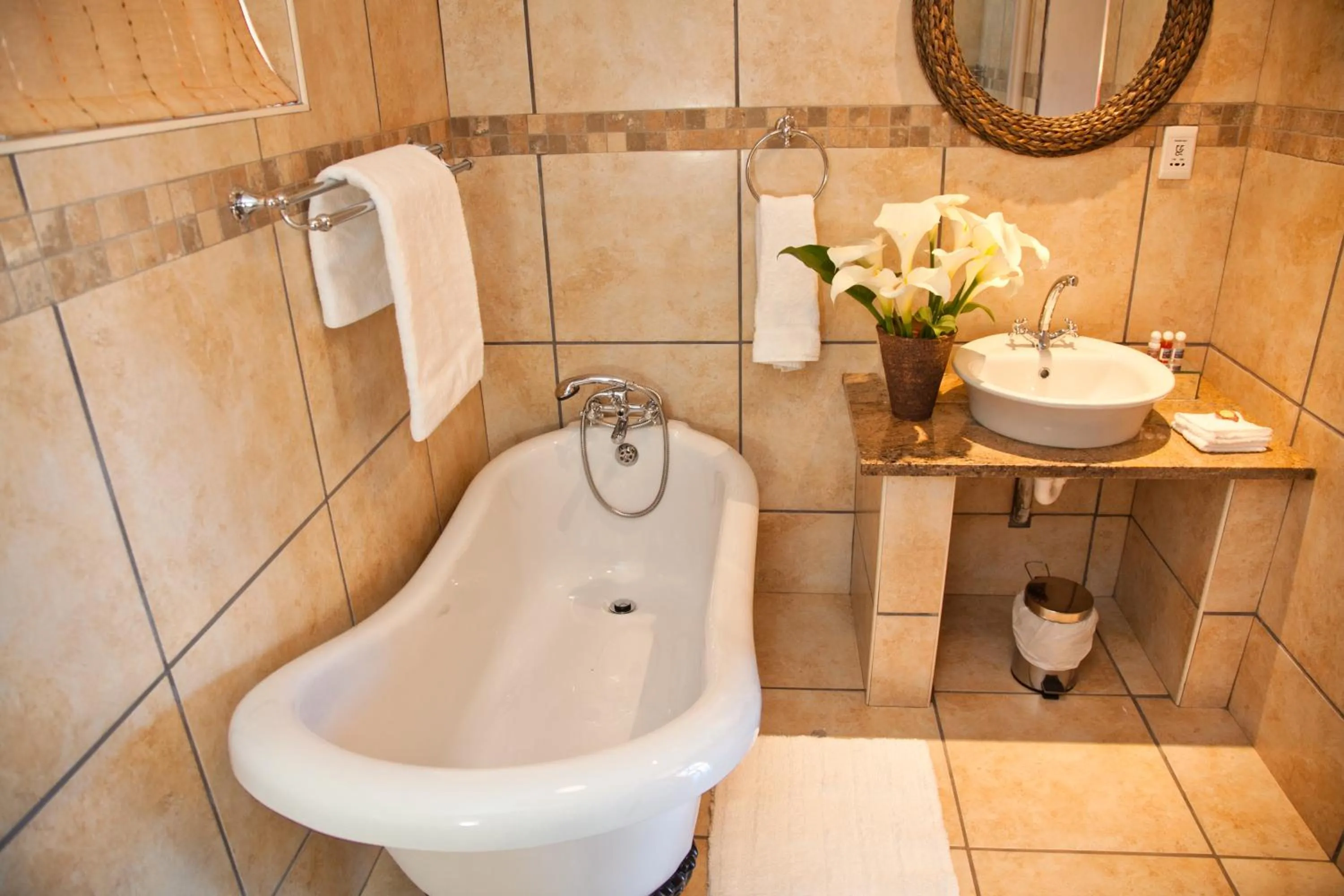 Bathroom in Die Fonteine Country Guesthouse and Glamping