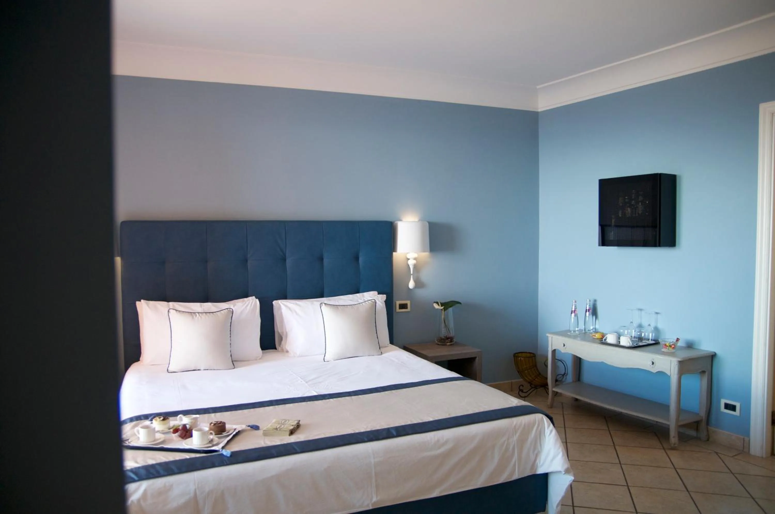 Bed in Villa Le Terrazze Charming Rooms