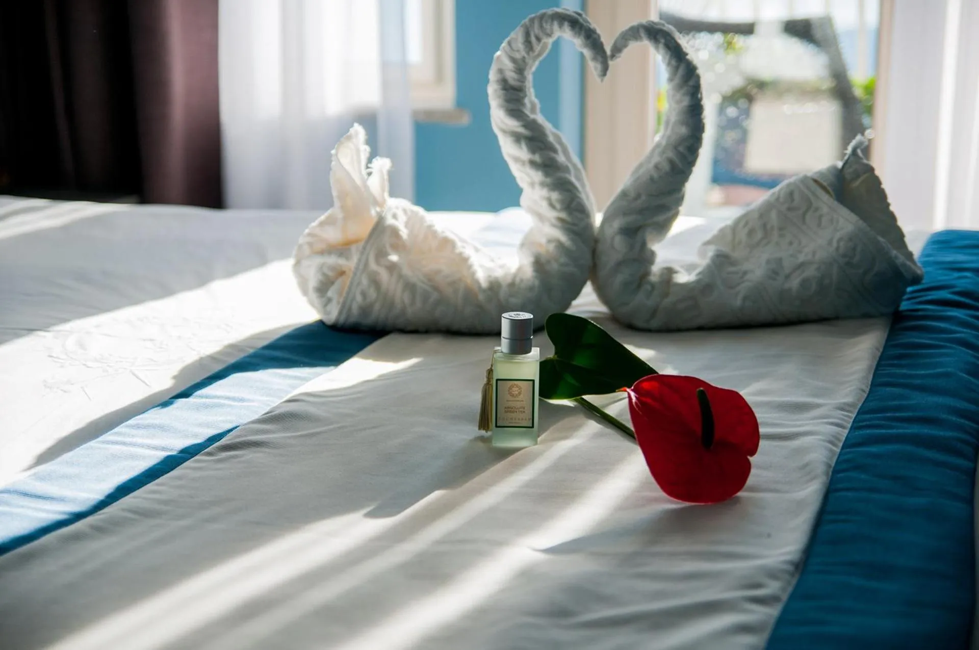 Bed in Villa Le Terrazze Charming Rooms