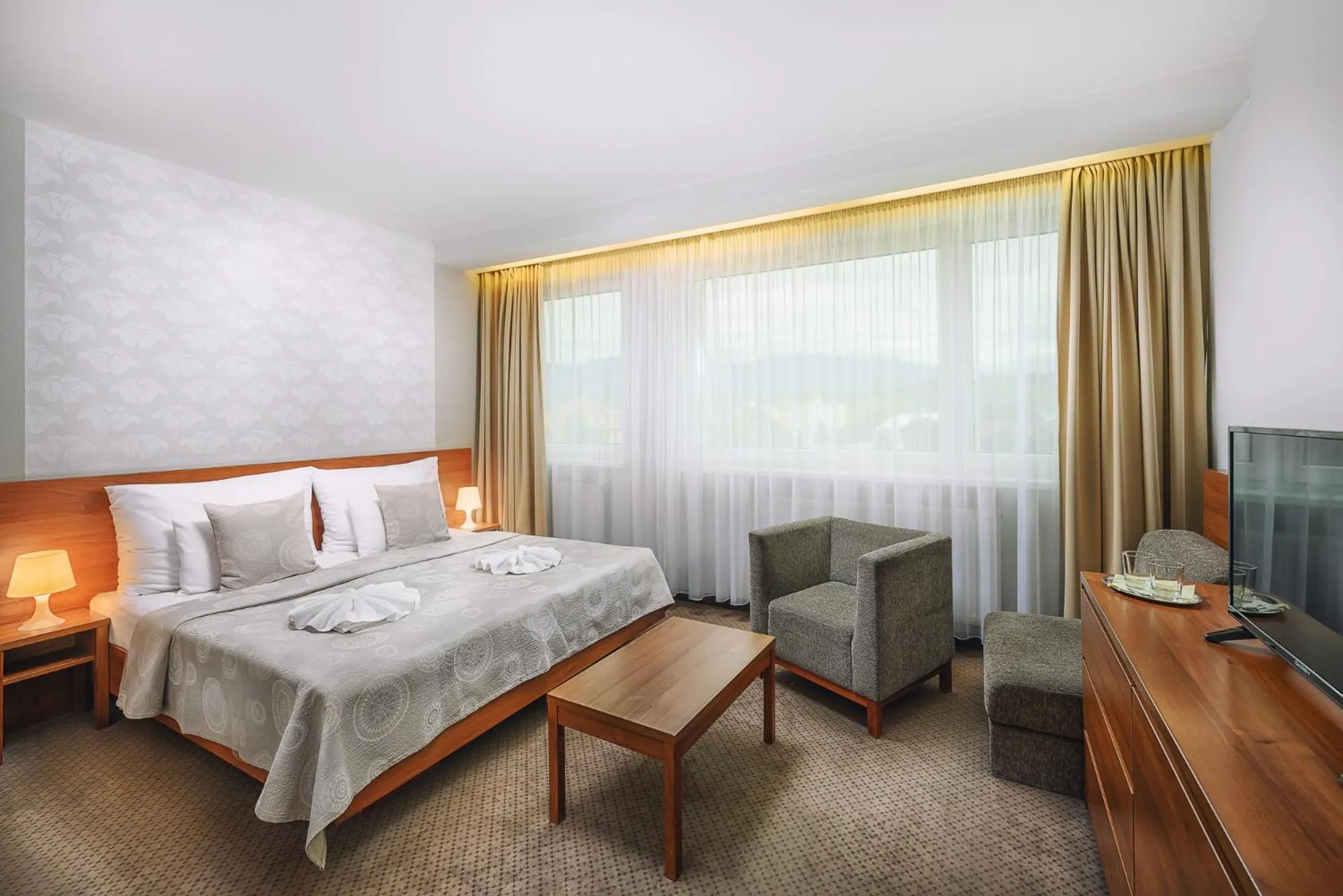 Bedroom, Bed in Hotel Janosik