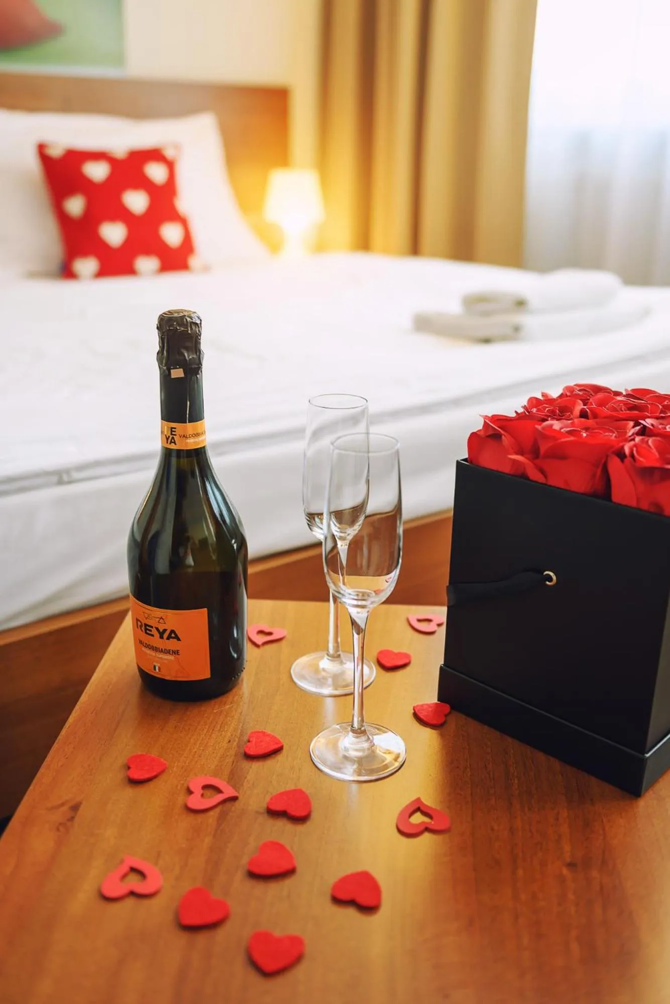 Bed in Hotel Janosik