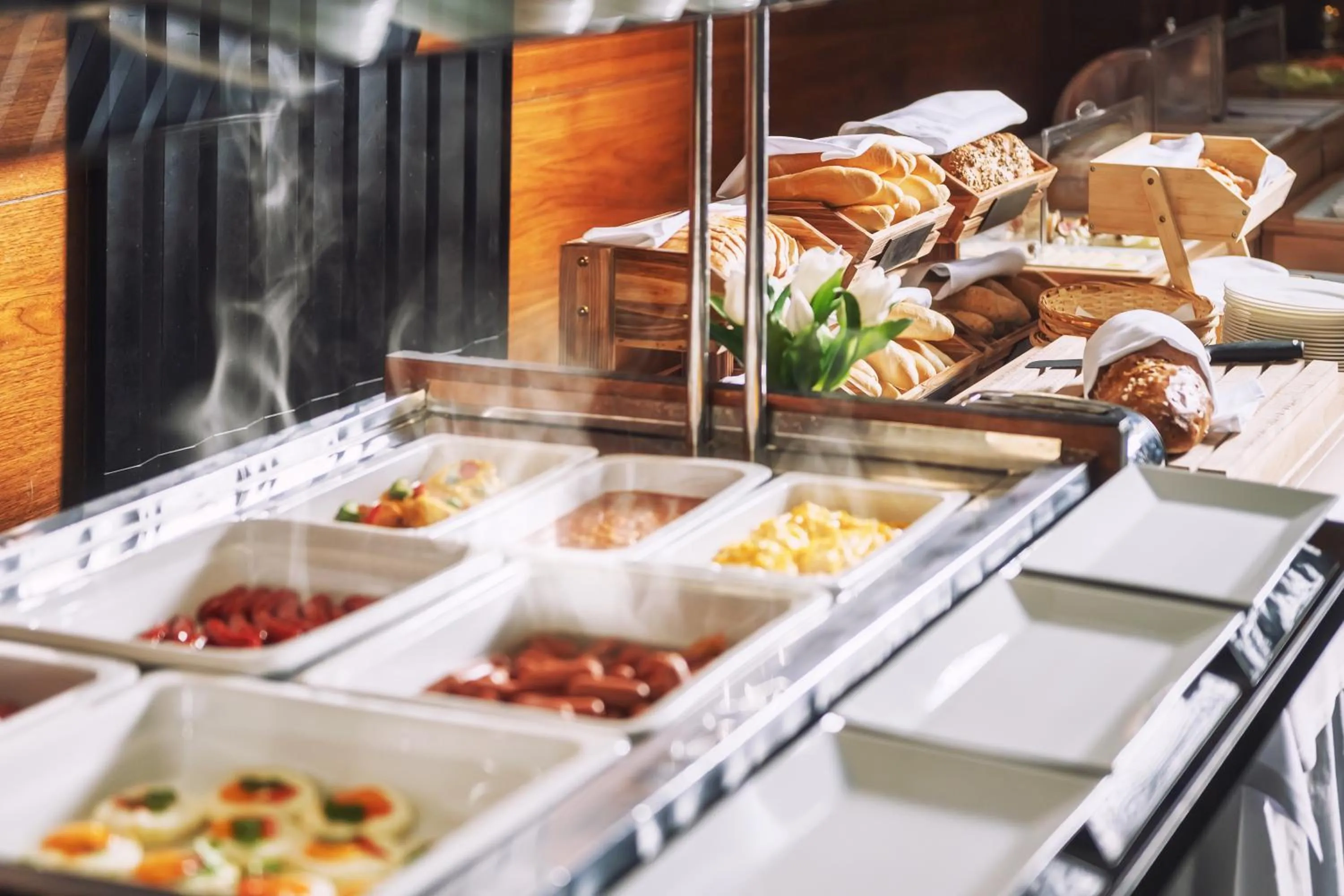 Buffet breakfast in Hotel Janosik