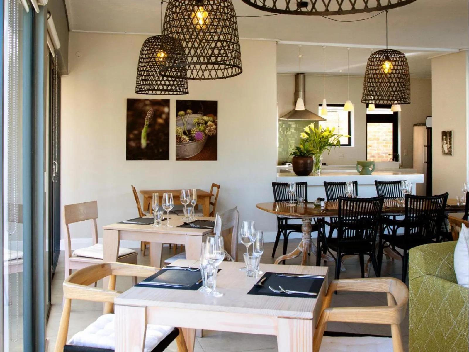 Dining area in Christiana Lodge