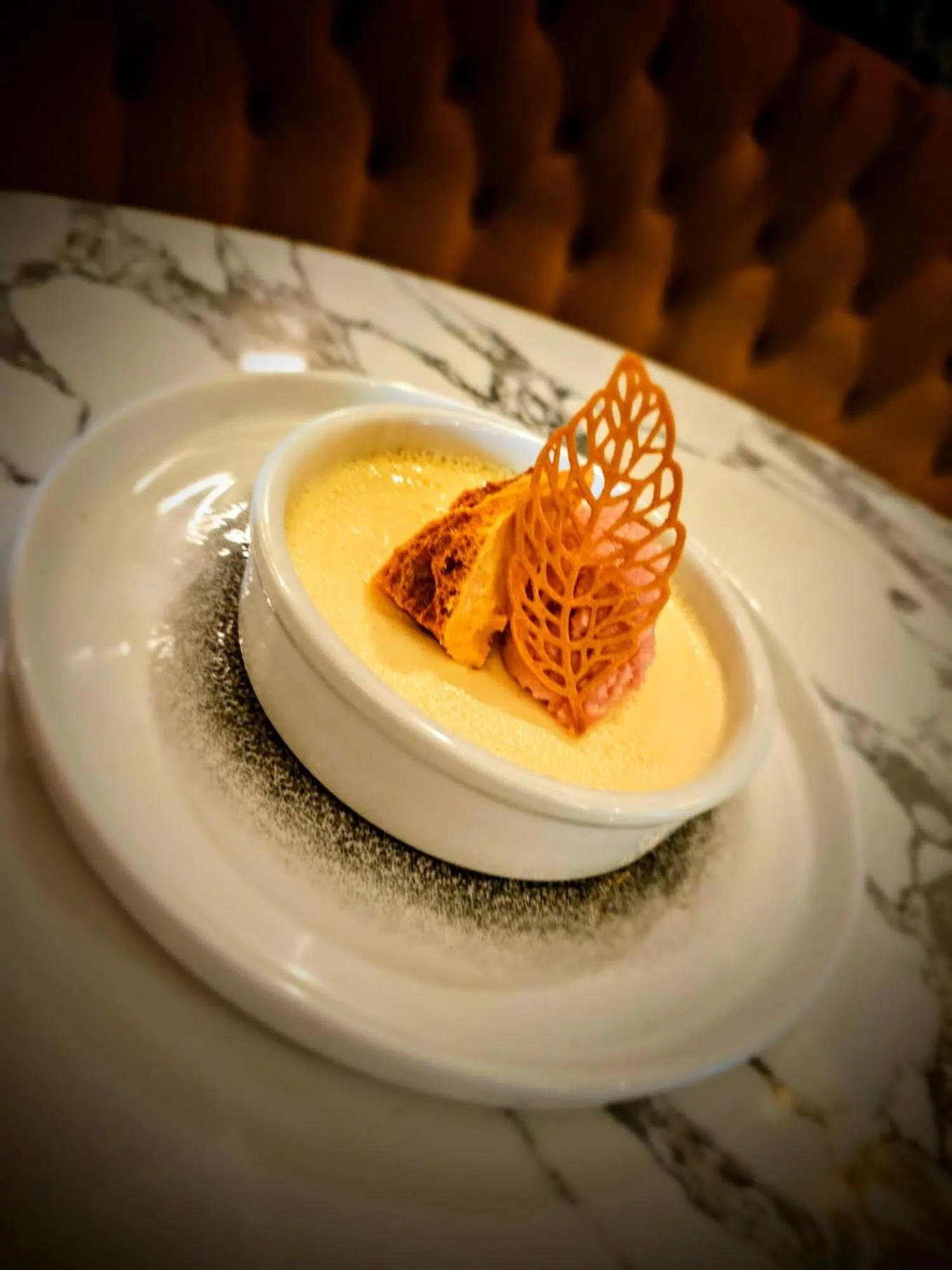 Food close-up in Adamson Hotel