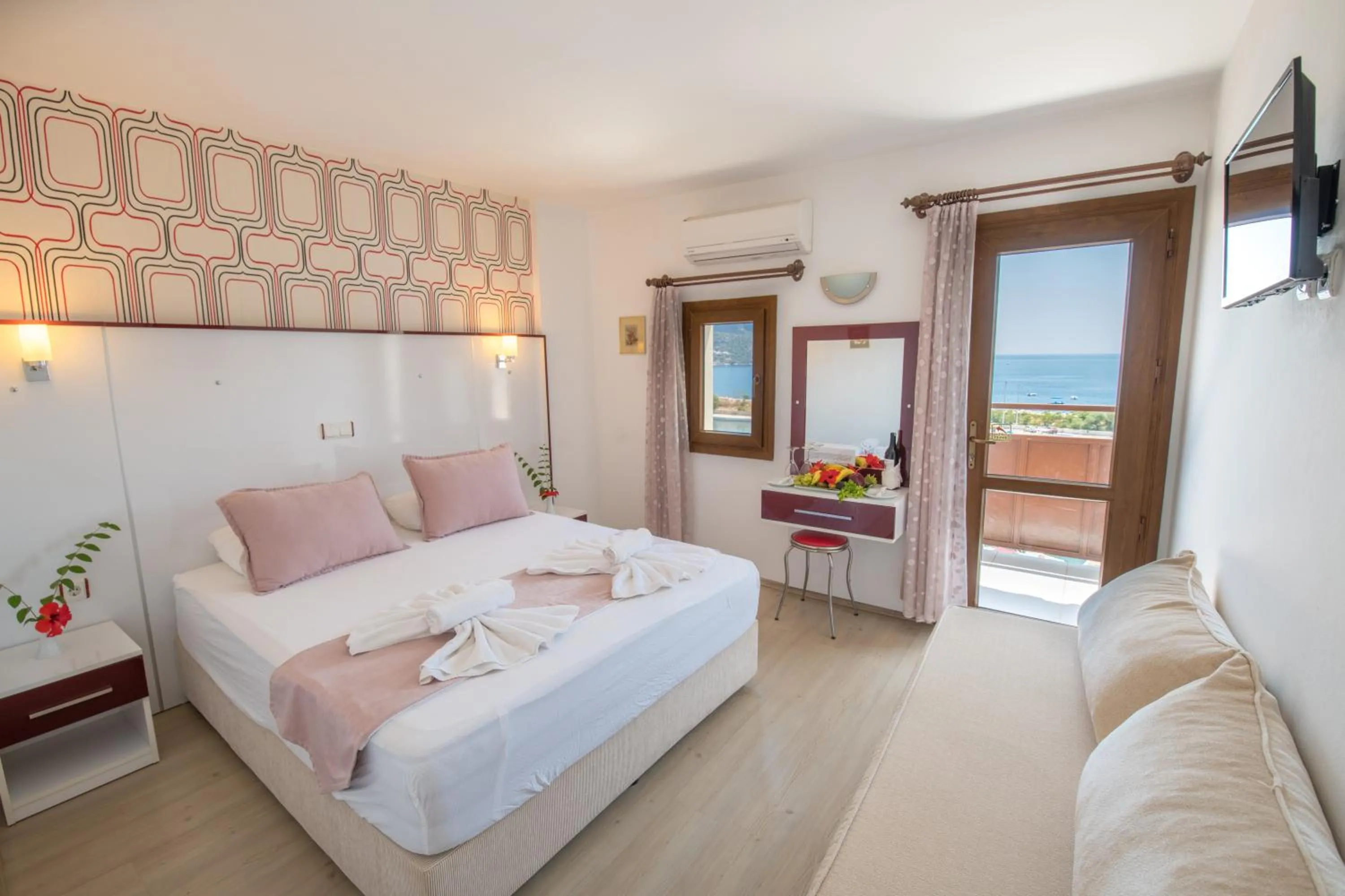 Bed in Hotel Pirat