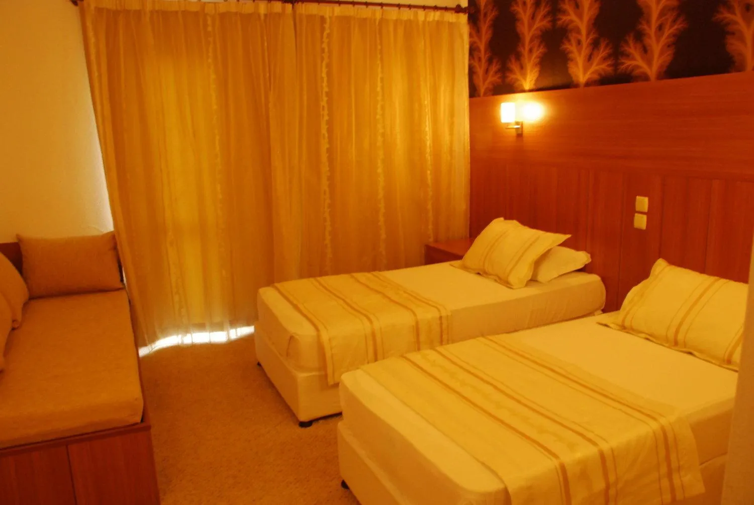 Bedroom, Bed in Hotel Pirat