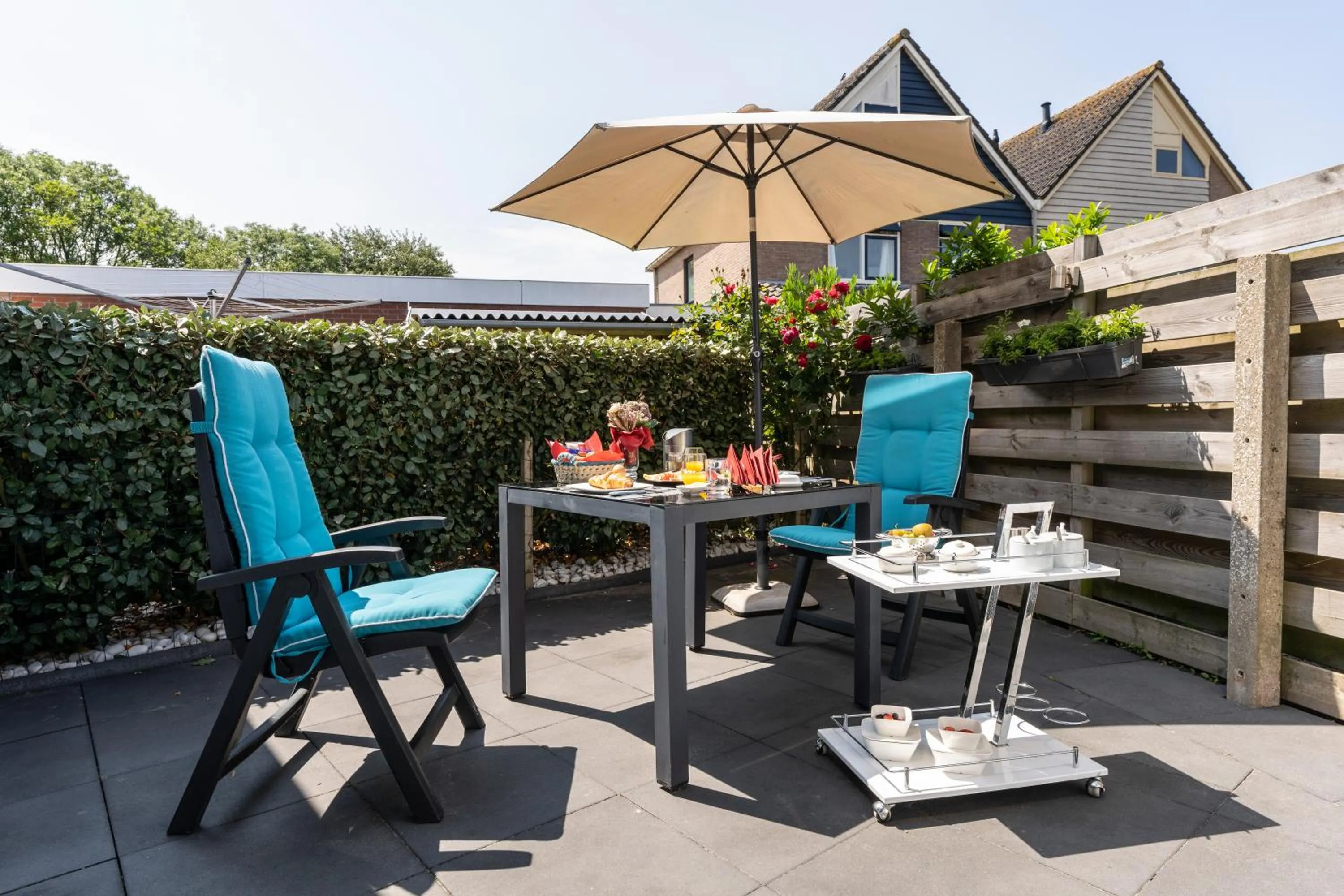 Balcony/Terrace in BnB 't Kraaiennest