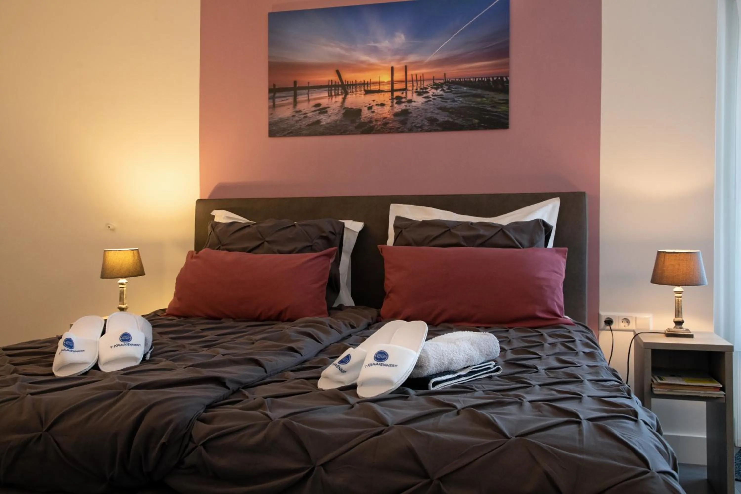 Bed in BnB 't Kraaiennest