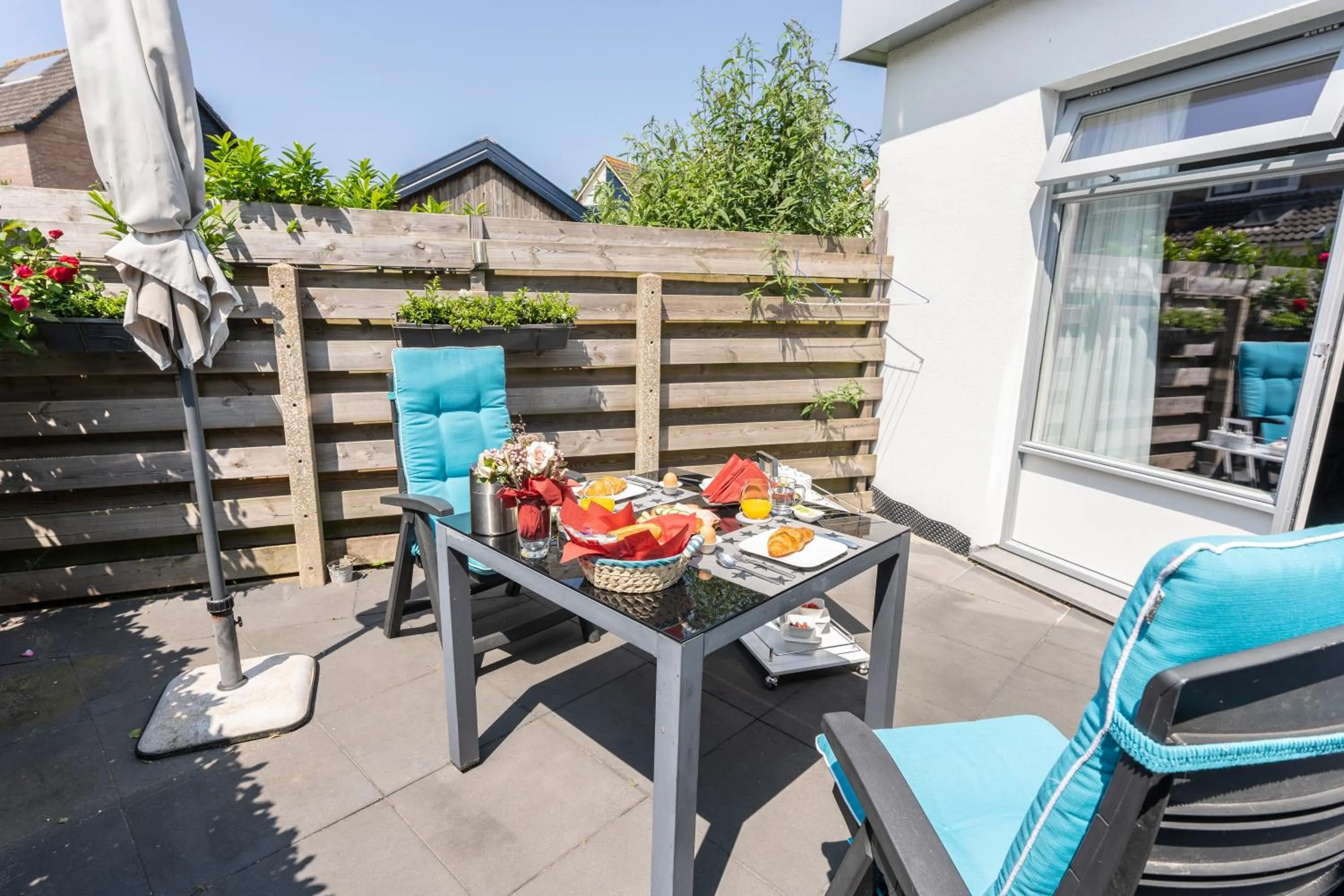 Balcony/Terrace in BnB 't Kraaiennest