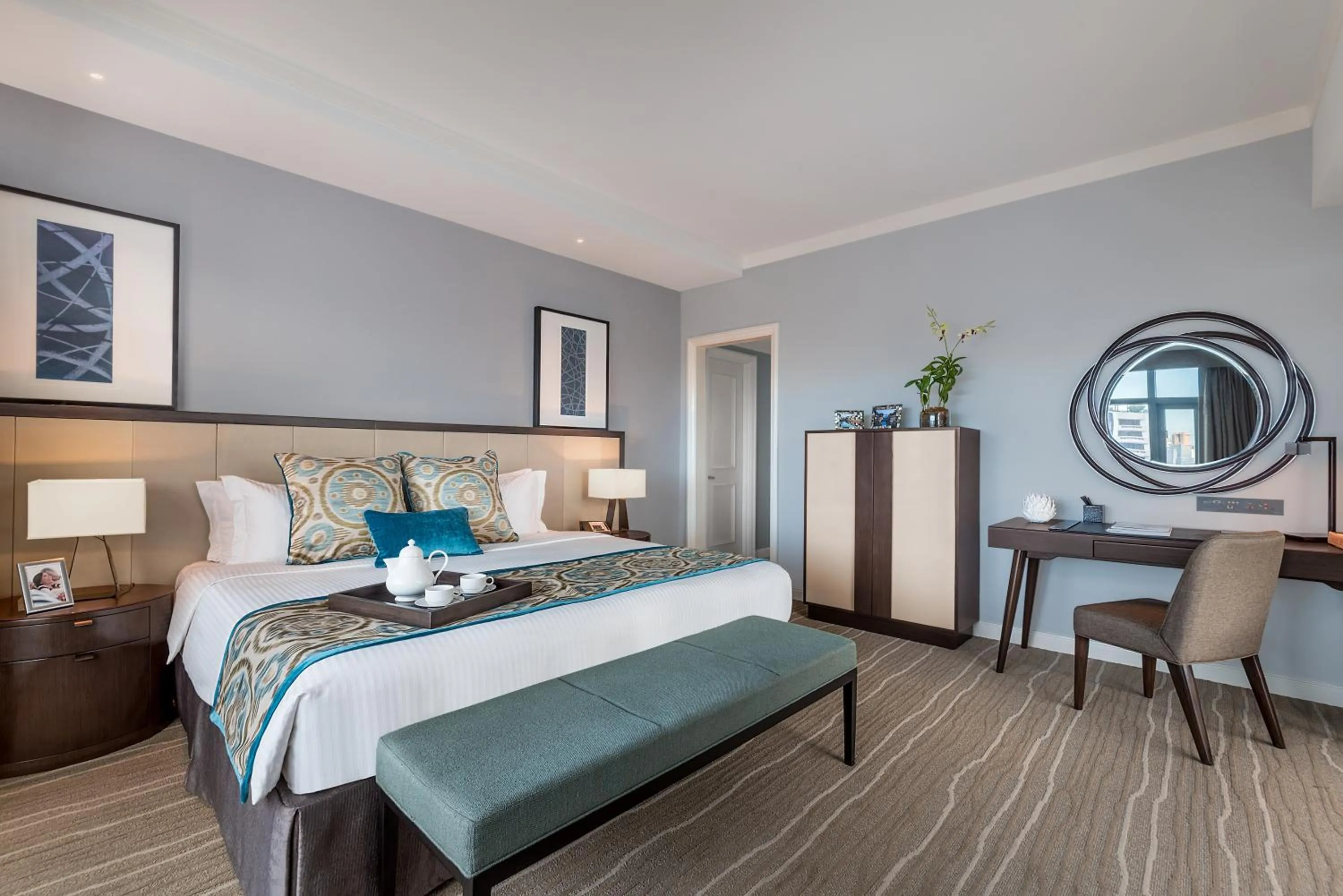 Bed in Ascott Makati