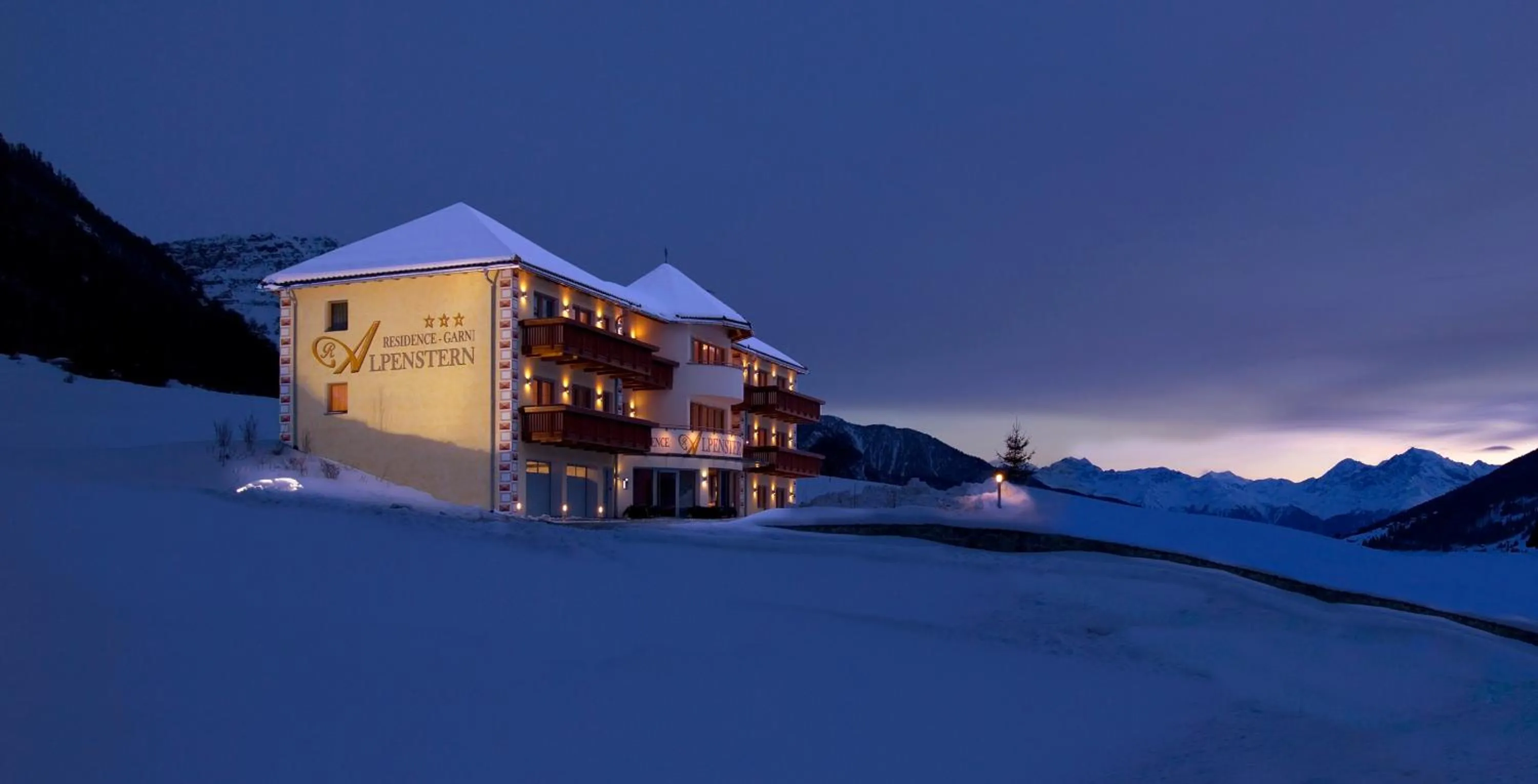 Facade/entrance in Residence Garni Alpenstern