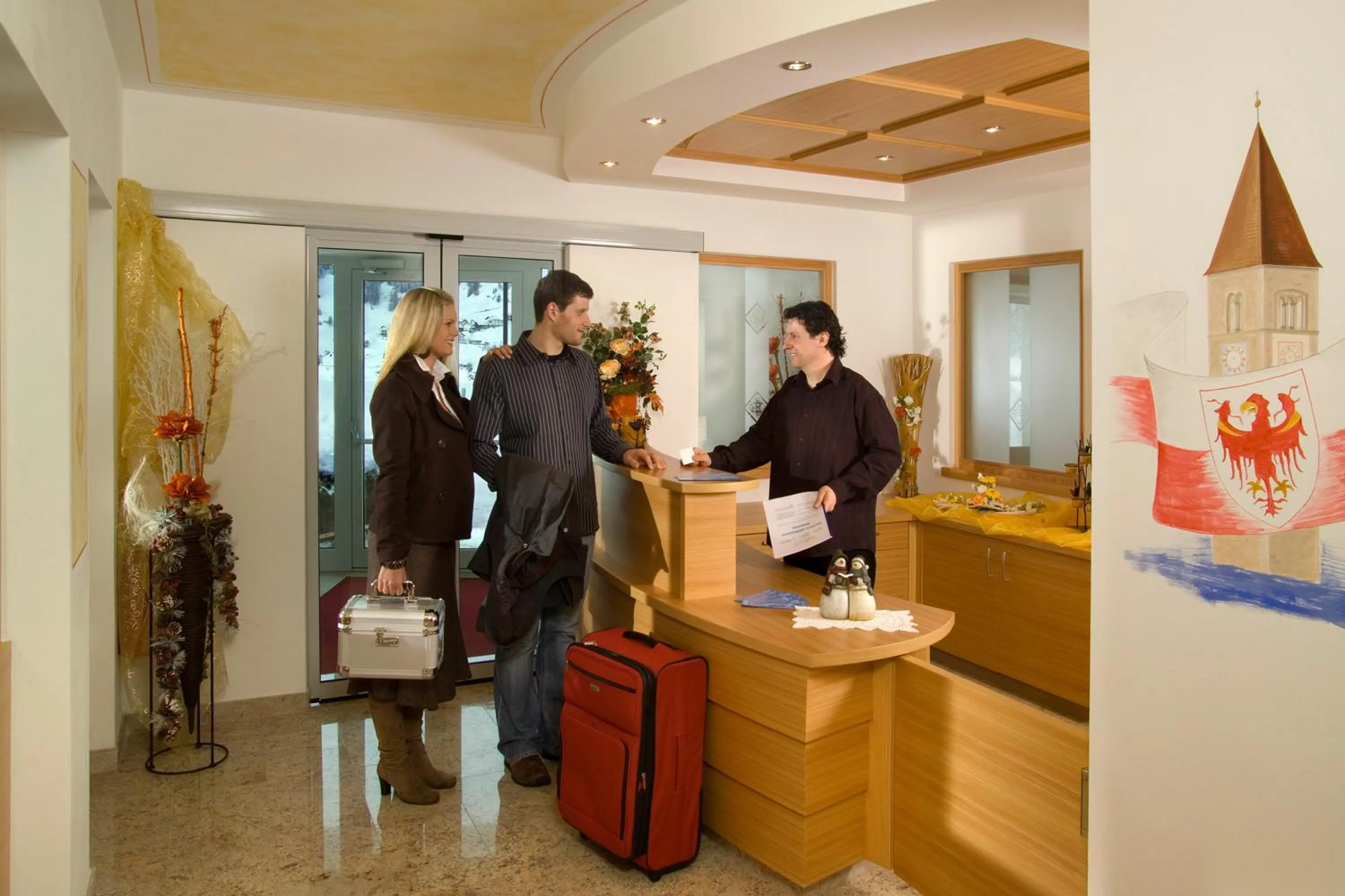 Lobby or reception in Residence Garni Alpenstern