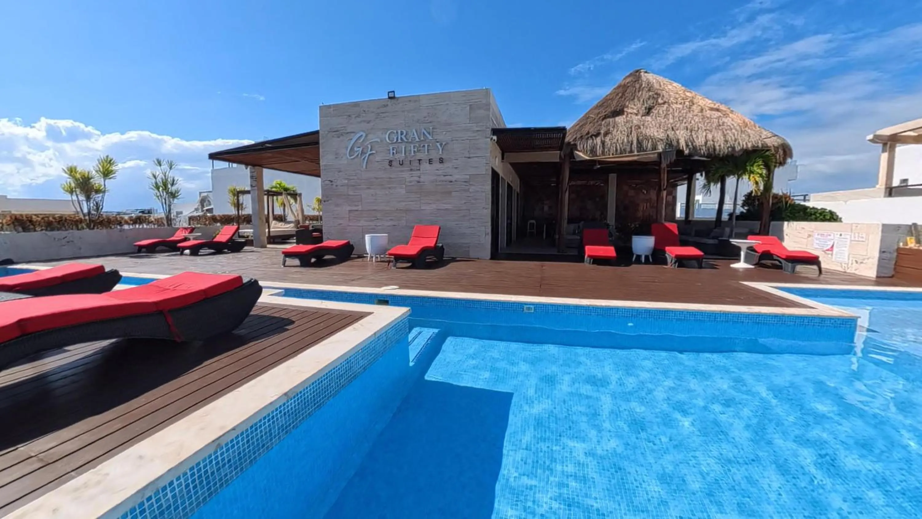 Swimming pool in Grand Fifty Suites