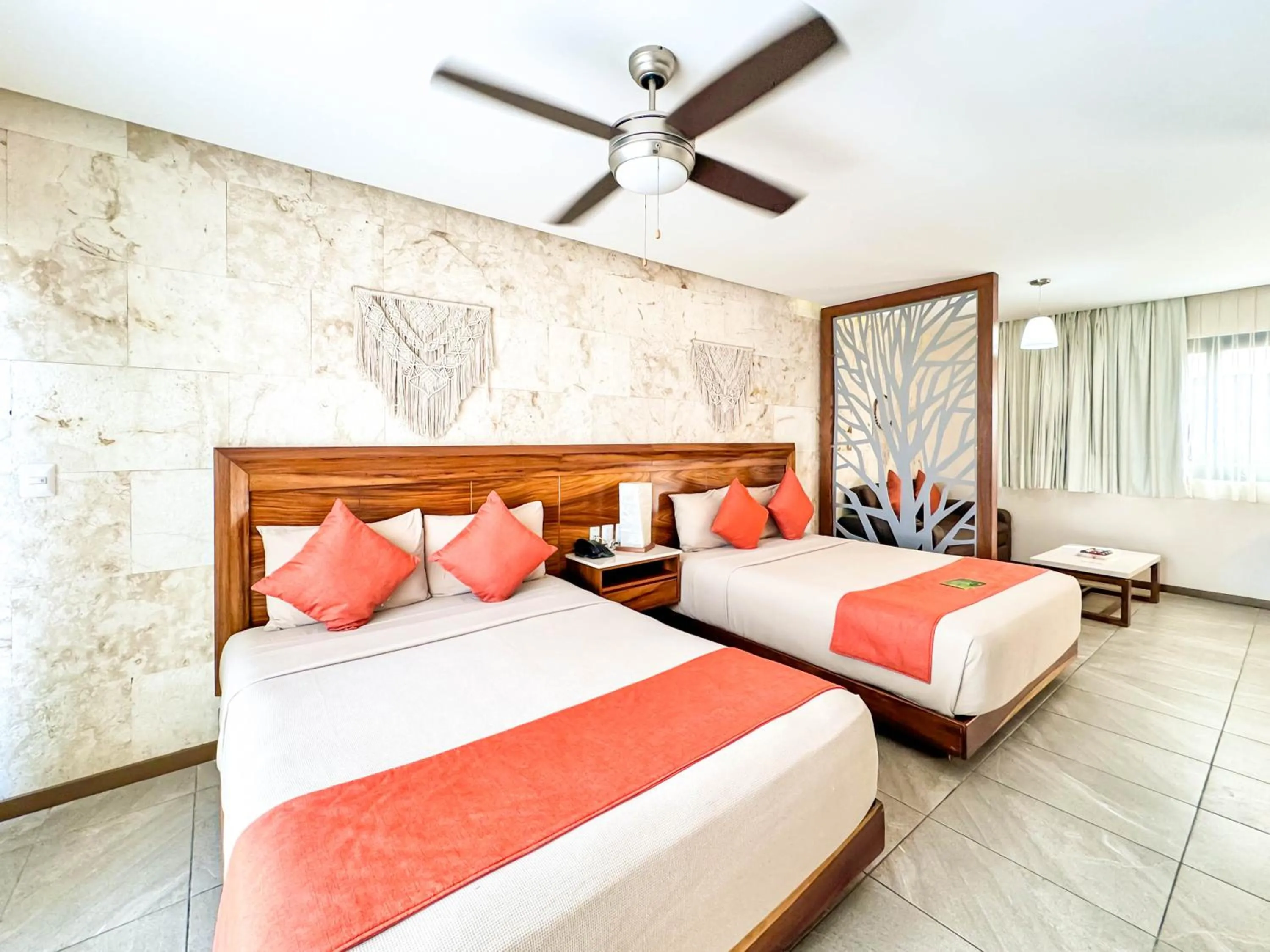 Bed in Grand Fifty Suites