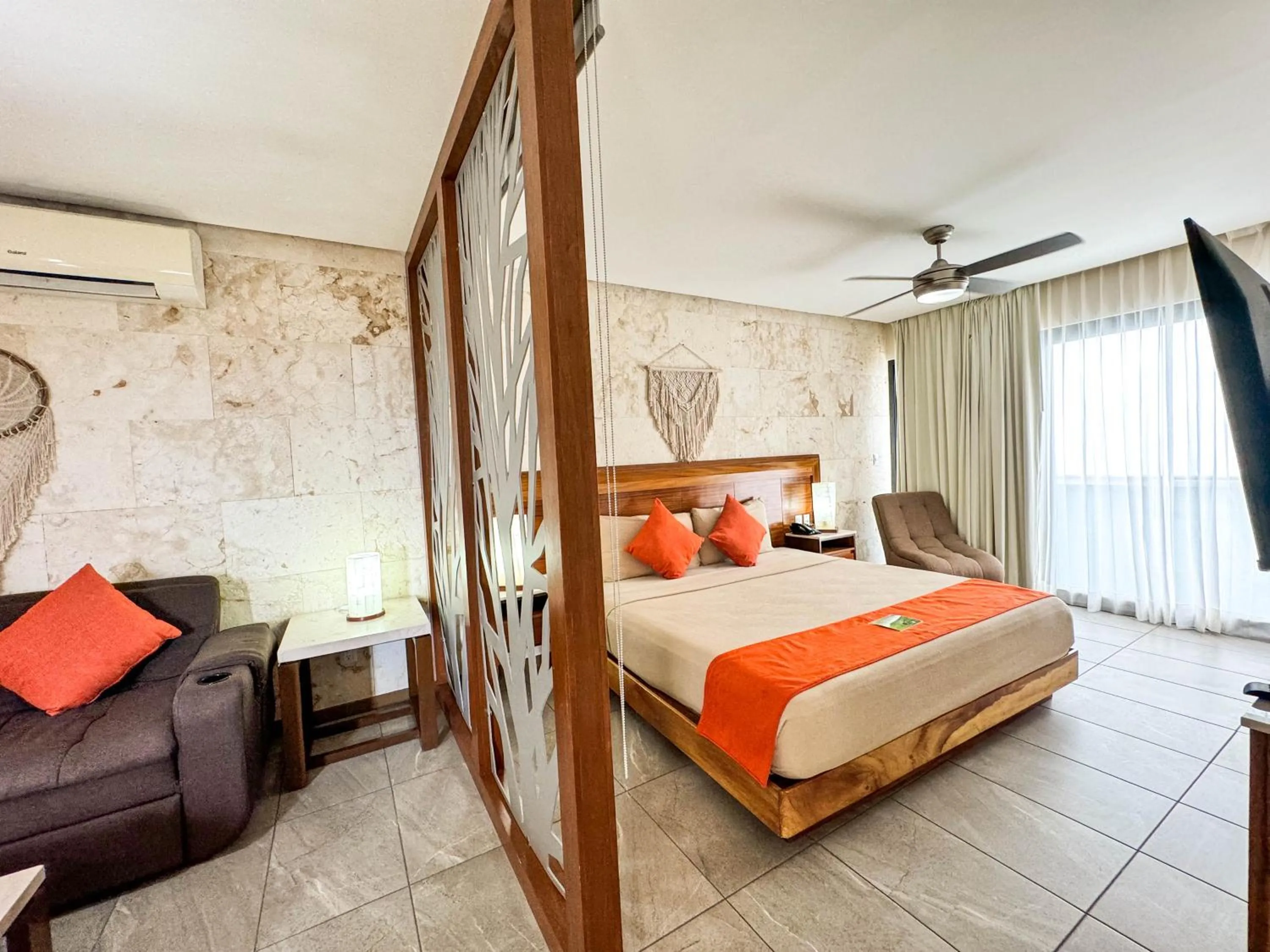 Bed in Grand Fifty Suites