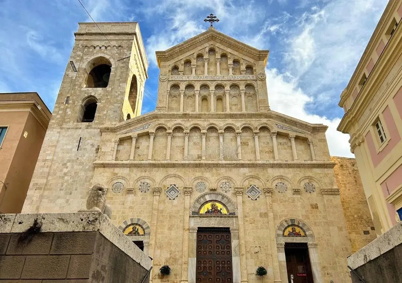 Landmark view in Cagliari Novecento Landmark view in Cagliari Novecento