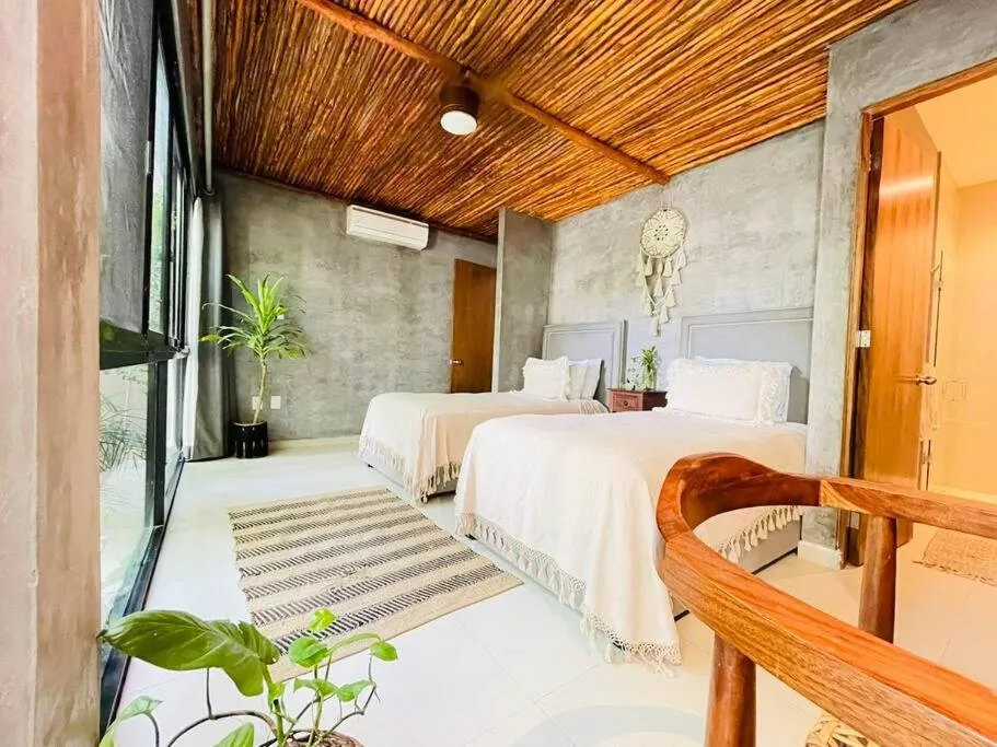 Bed in Luz de Luna Tulum Villa