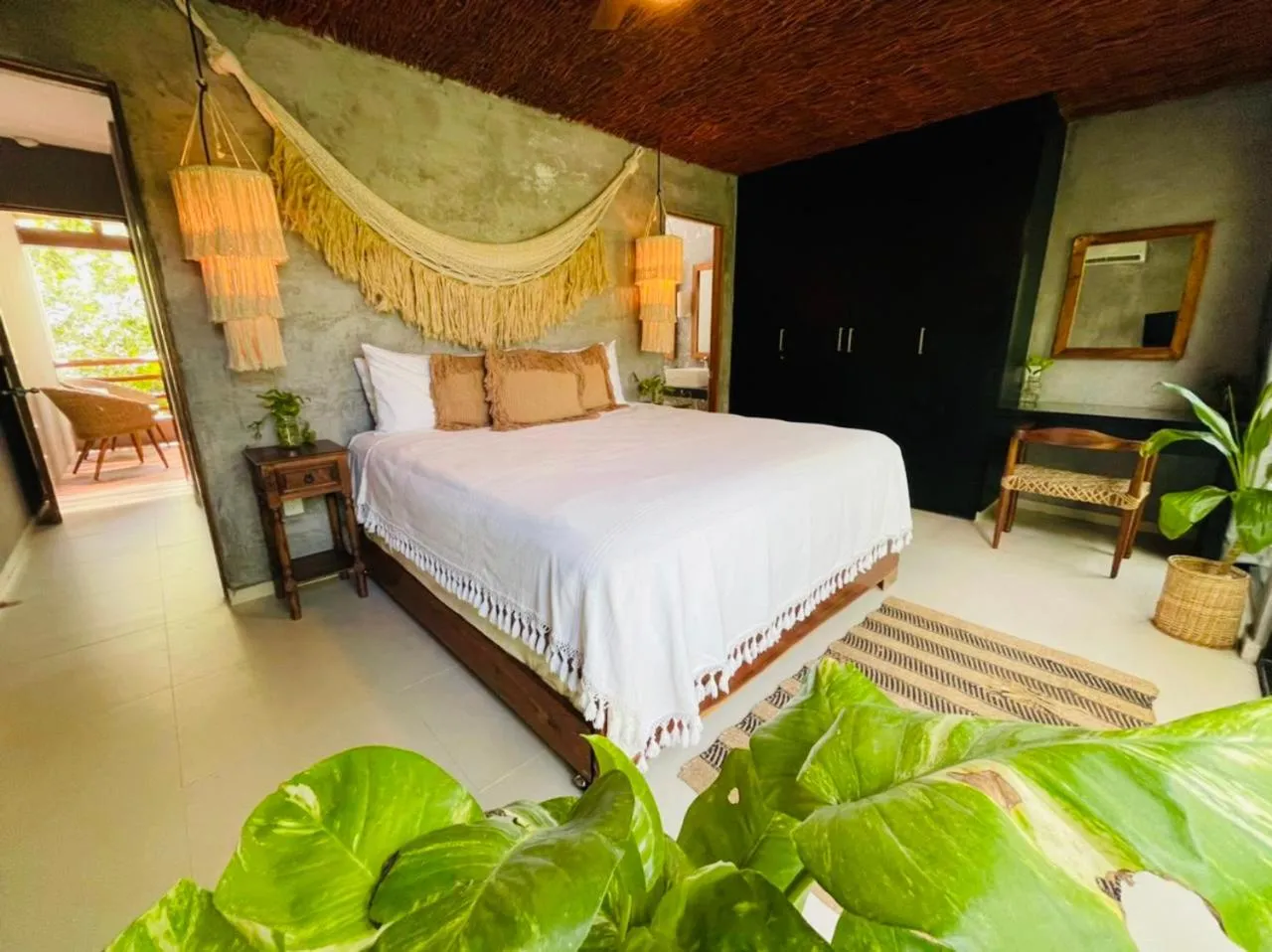 Bed in Luz de Luna Tulum Villa