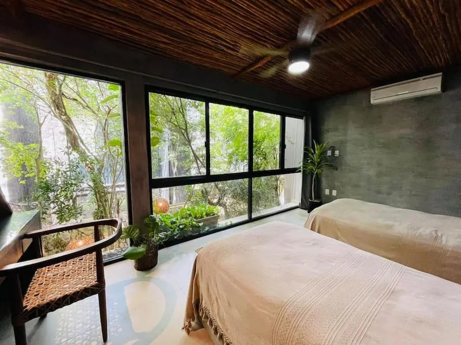 Bed in Luz de Luna Tulum Villa