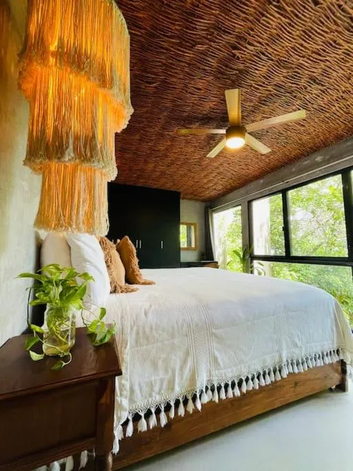 Bed in Luz de Luna Tulum Villa