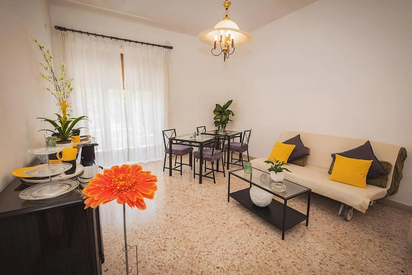 Seating area in Casa Rosetta