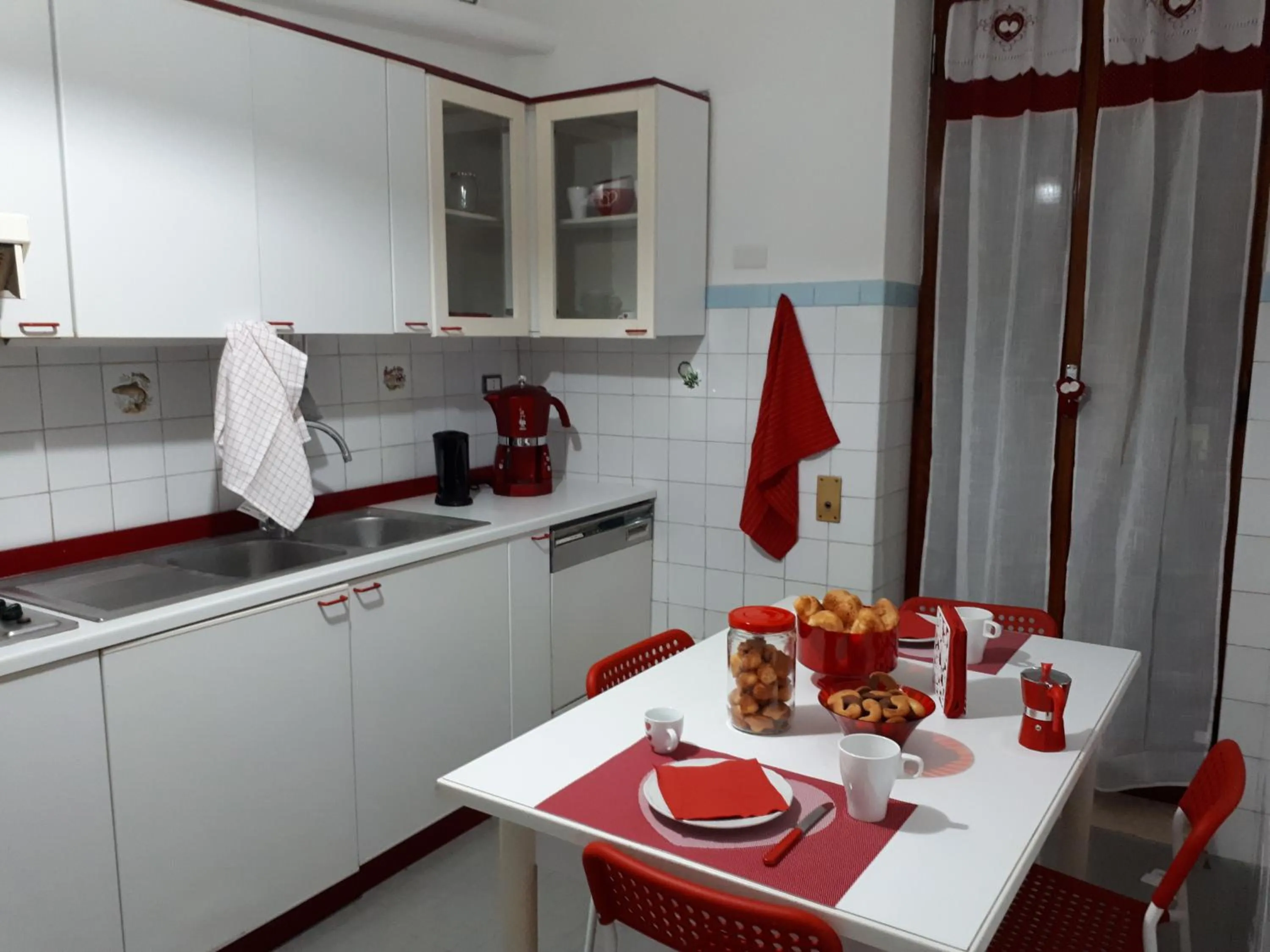 Communal kitchen in Casa Rosetta