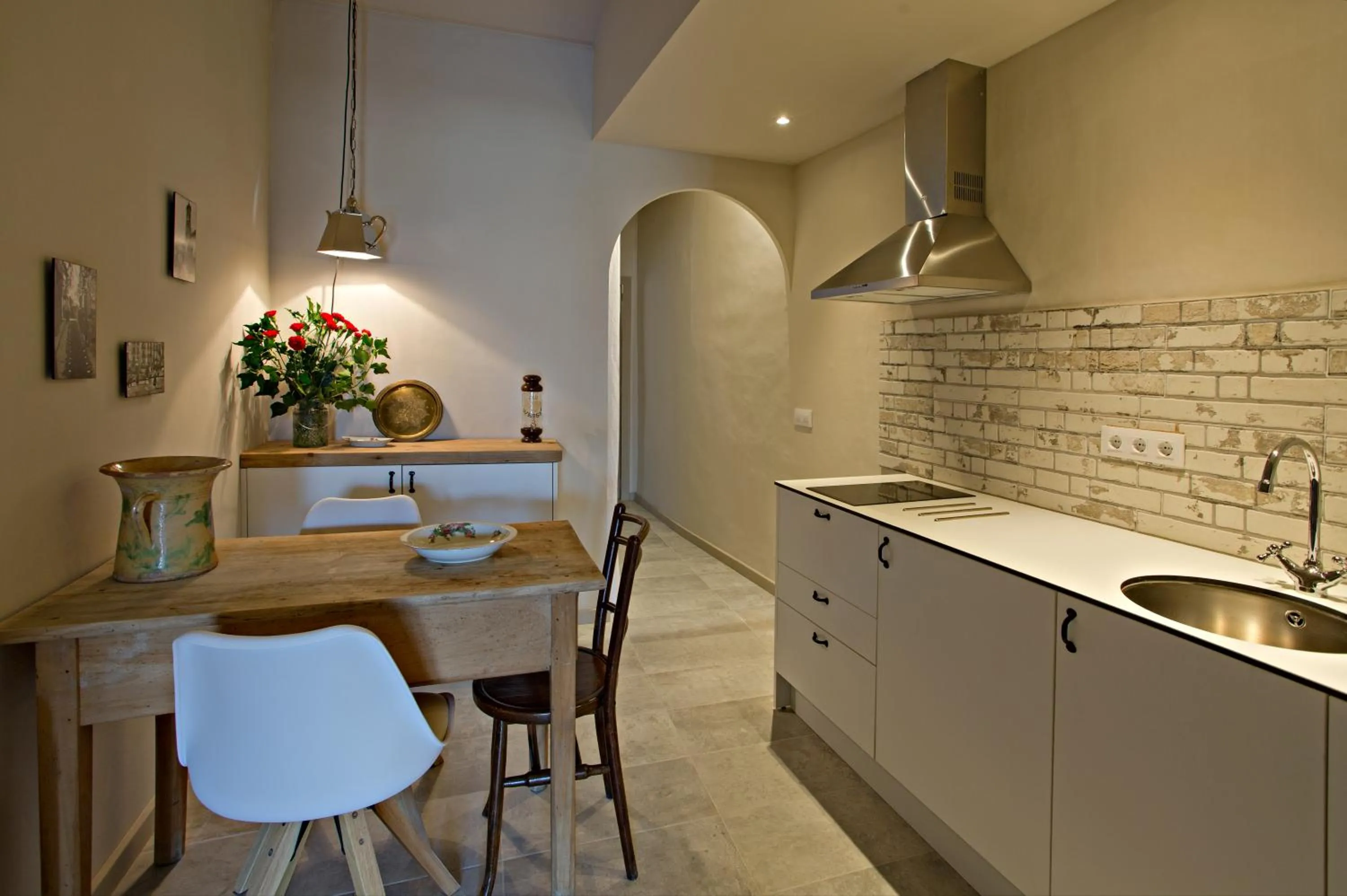 Kitchen or kitchenette in El Jardinet de Sant Esteve