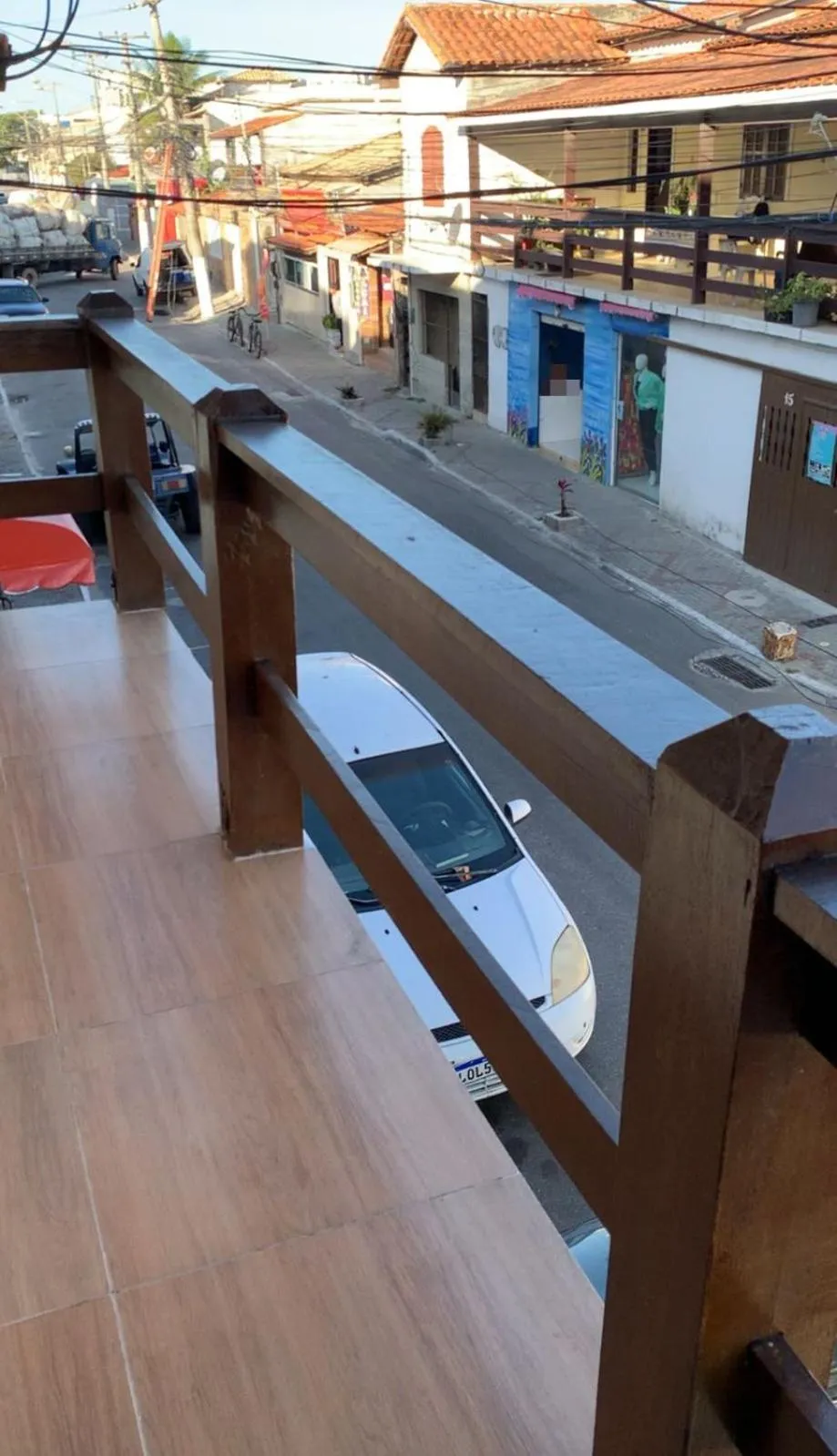 Balcony/Terrace in Melhores Suítes