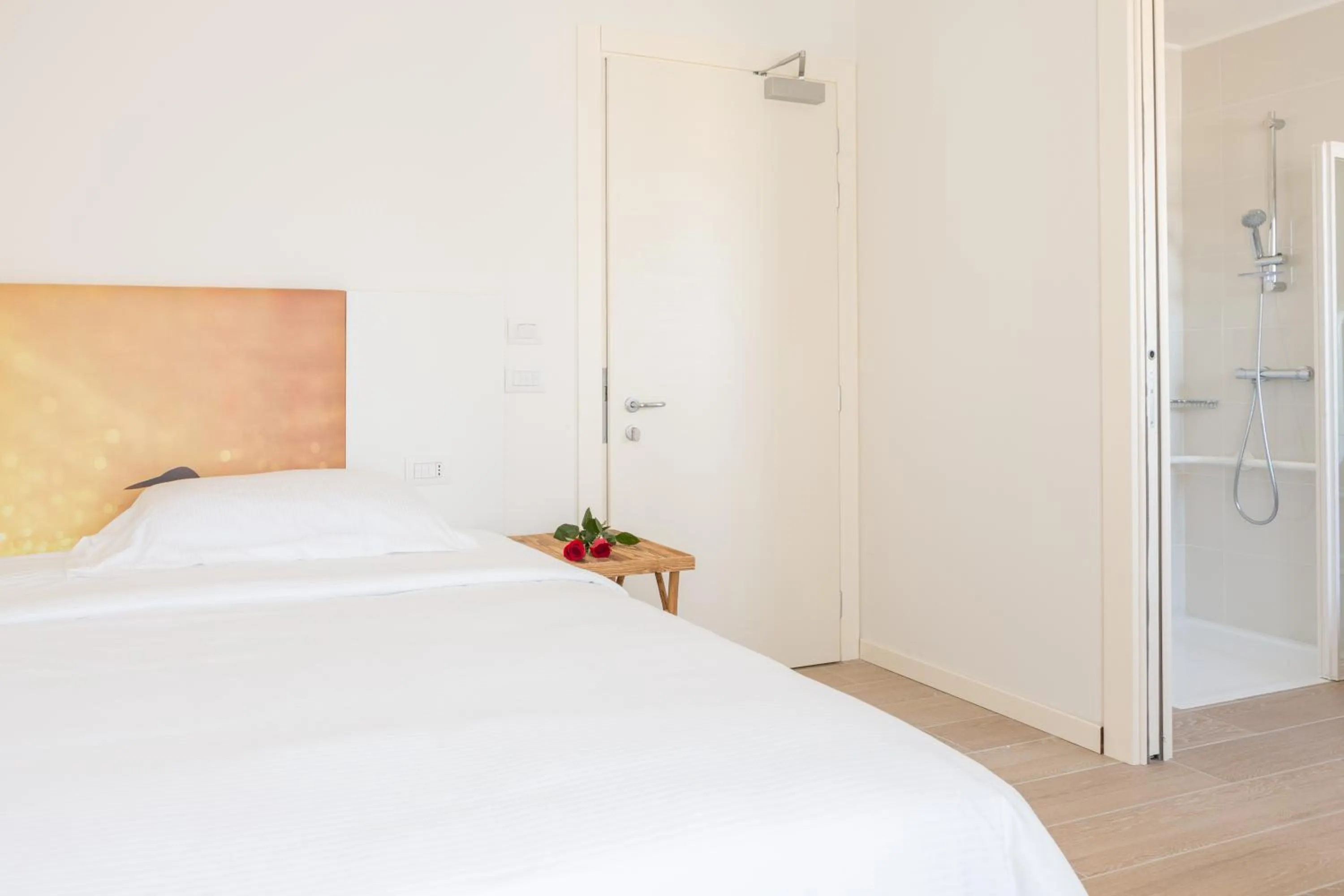 Bed in Hotel Mediterraneo