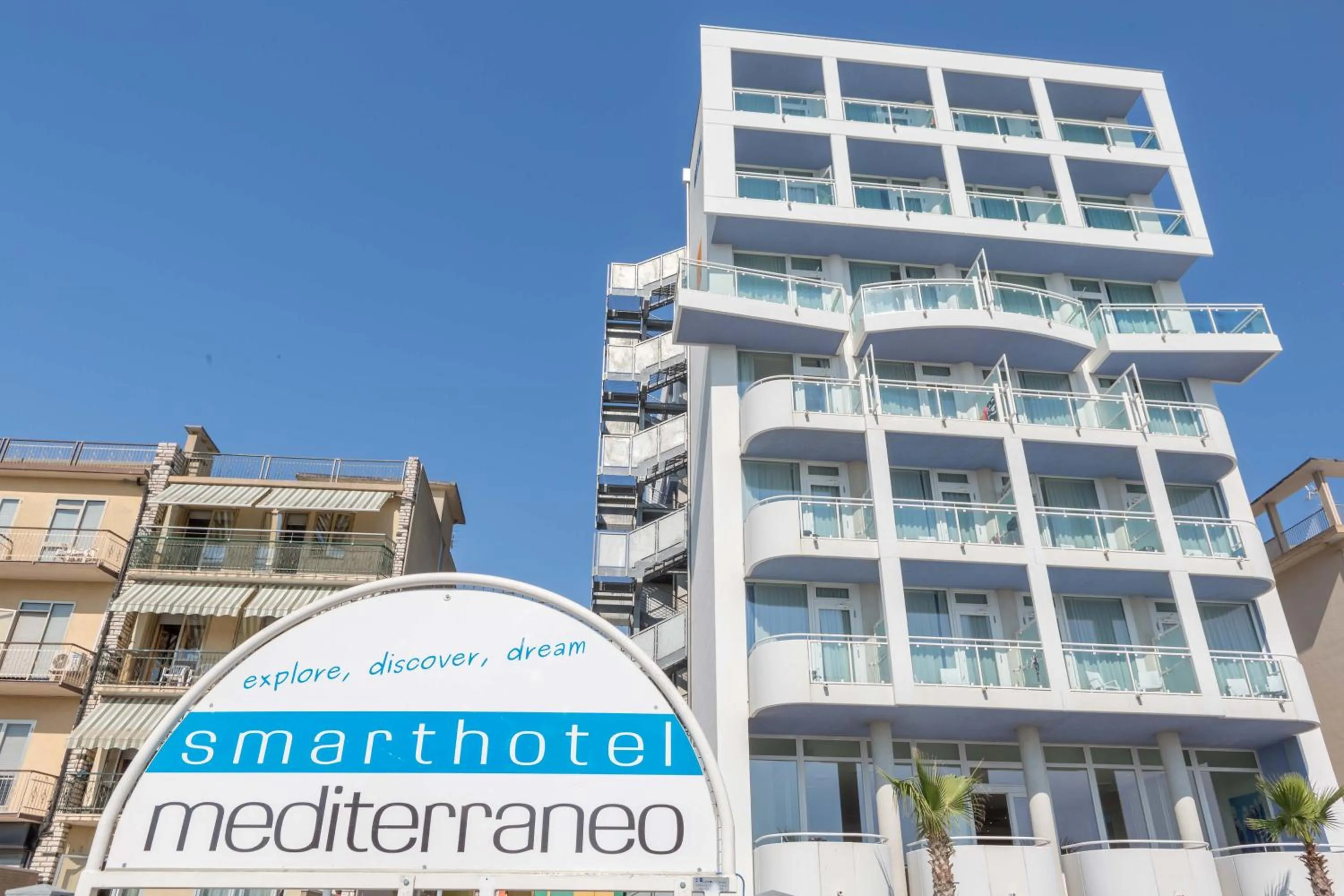 Property building in Hotel Mediterraneo