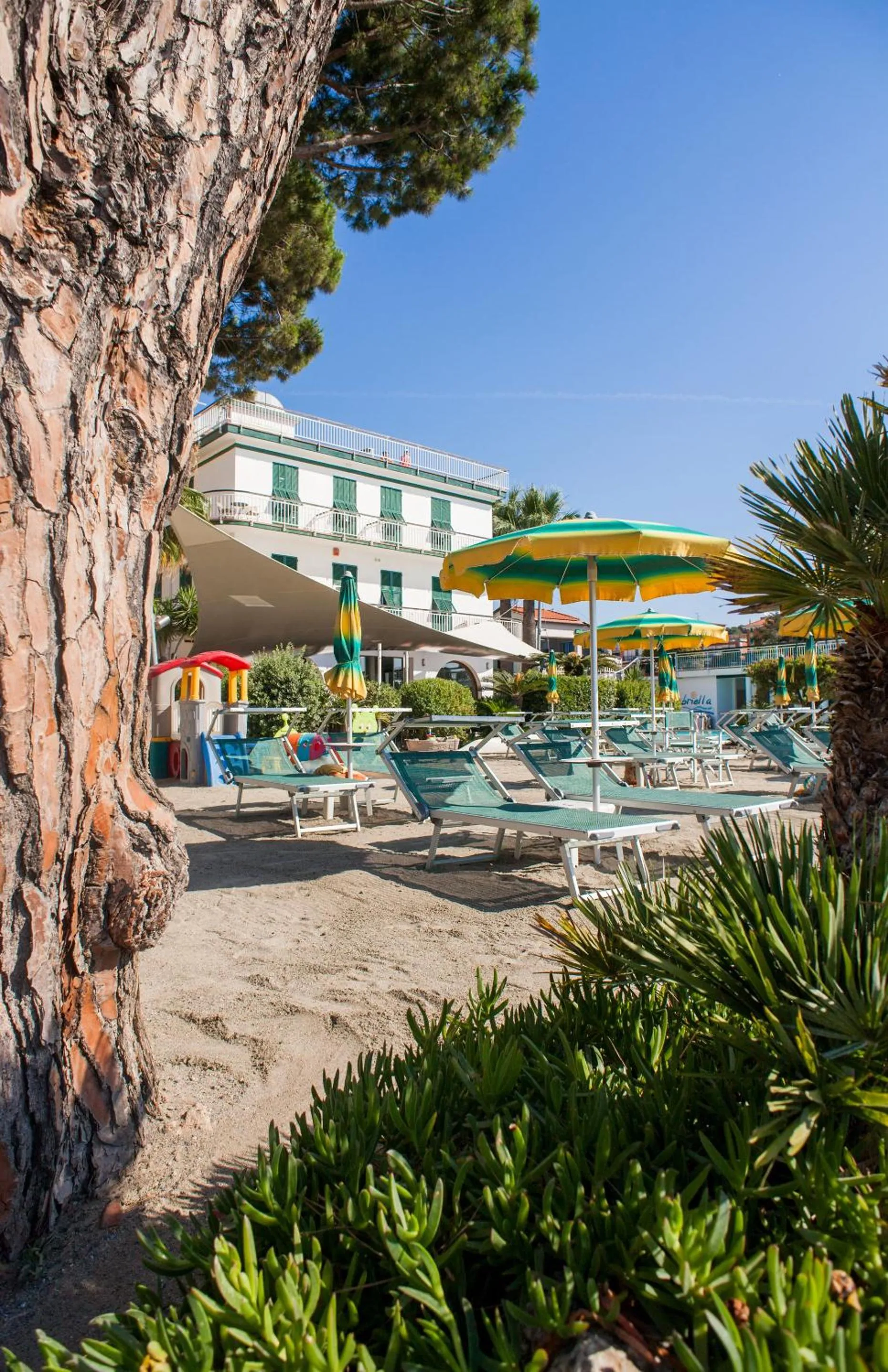 Children play ground in Hotel Gabriella