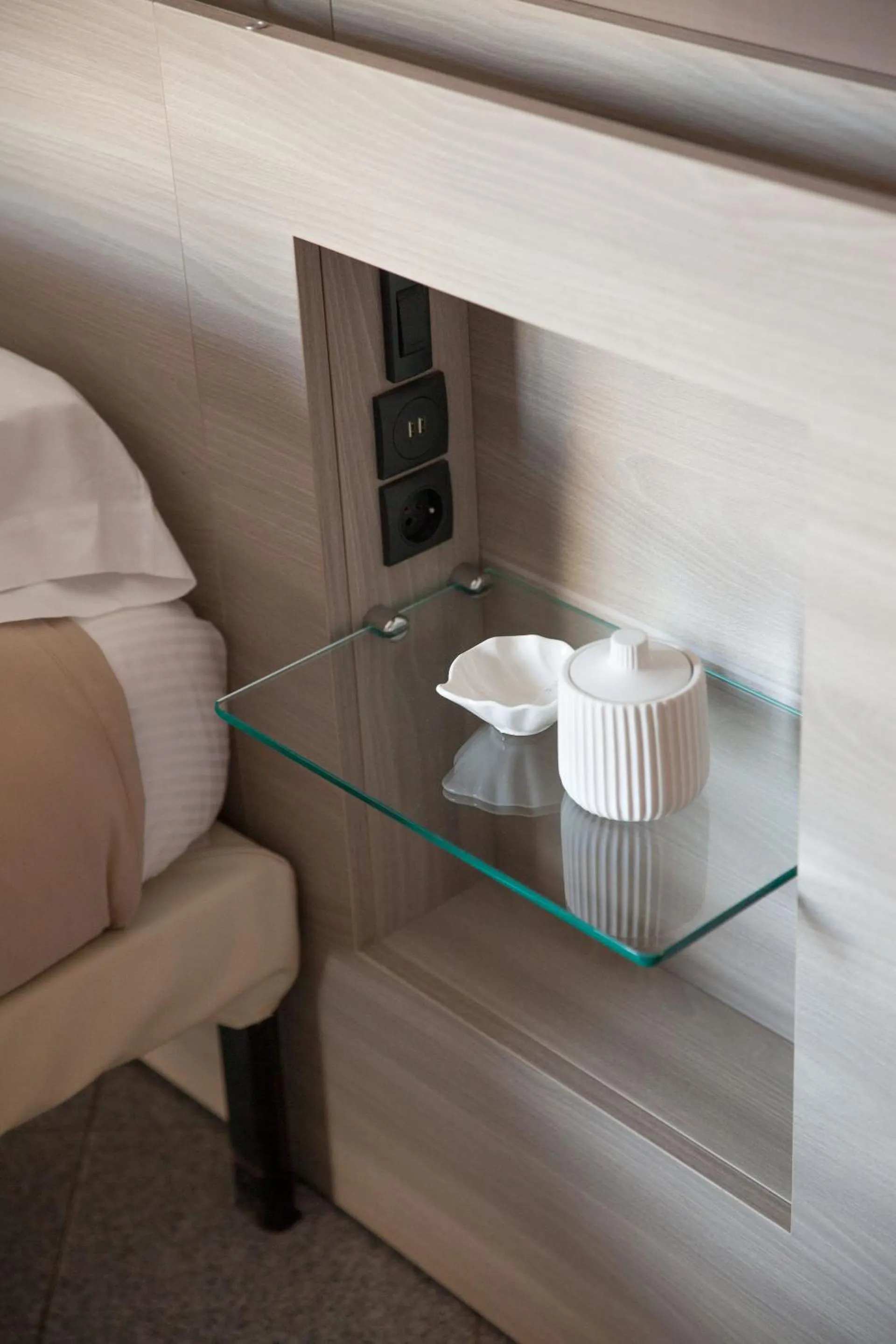 Decorative detail, Bed in Hotel Gabriella