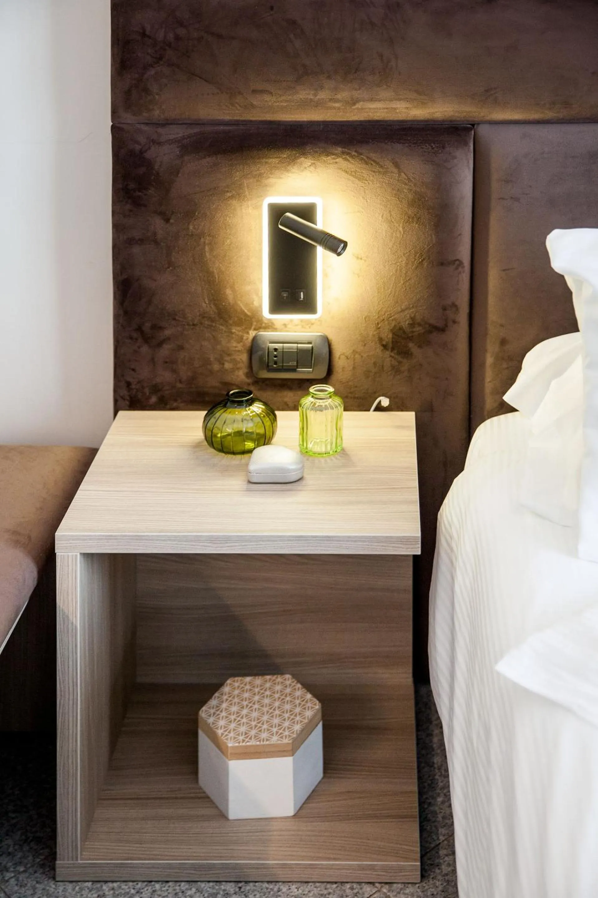 Bed in Hotel Gabriella