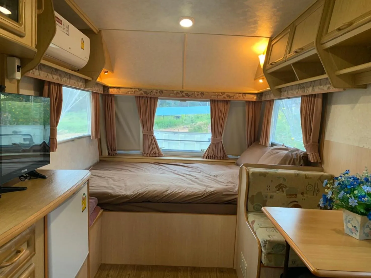 Bed in Khao Kho Overview Resort