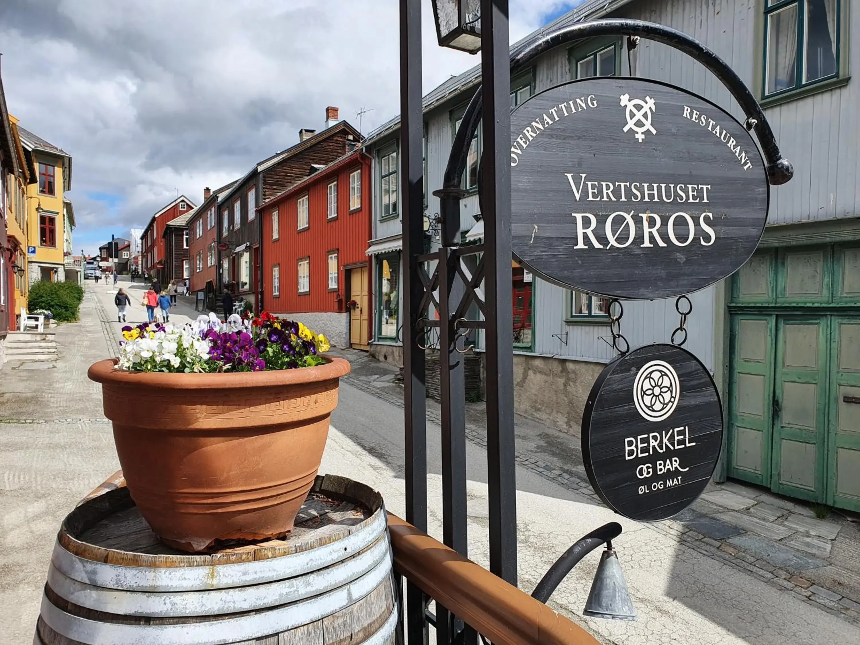 Street view in Vertshuset Røros Street view in Vertshuset Røros