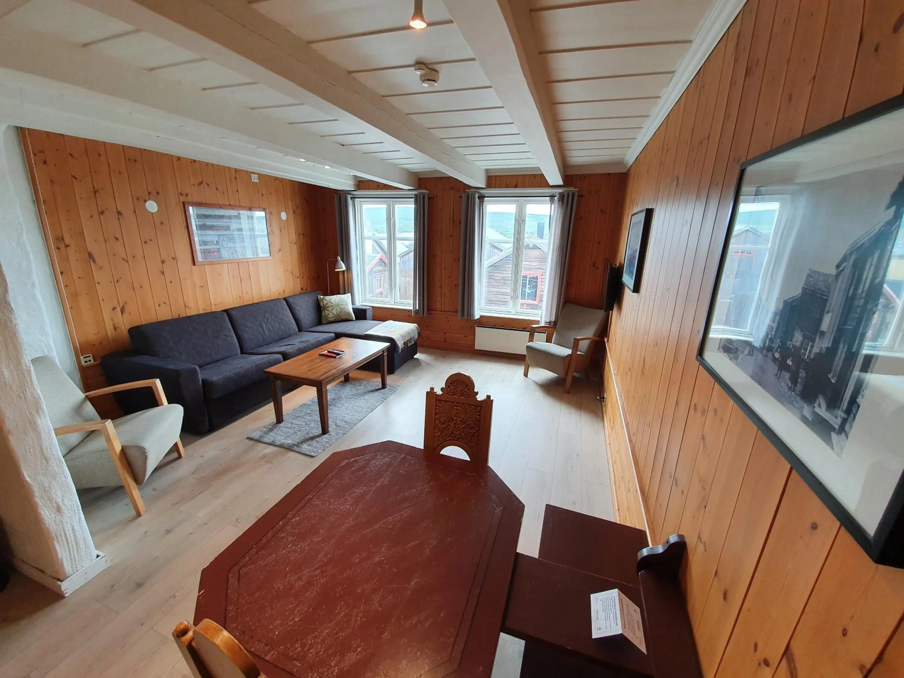 Living room in Vertshuset Røros