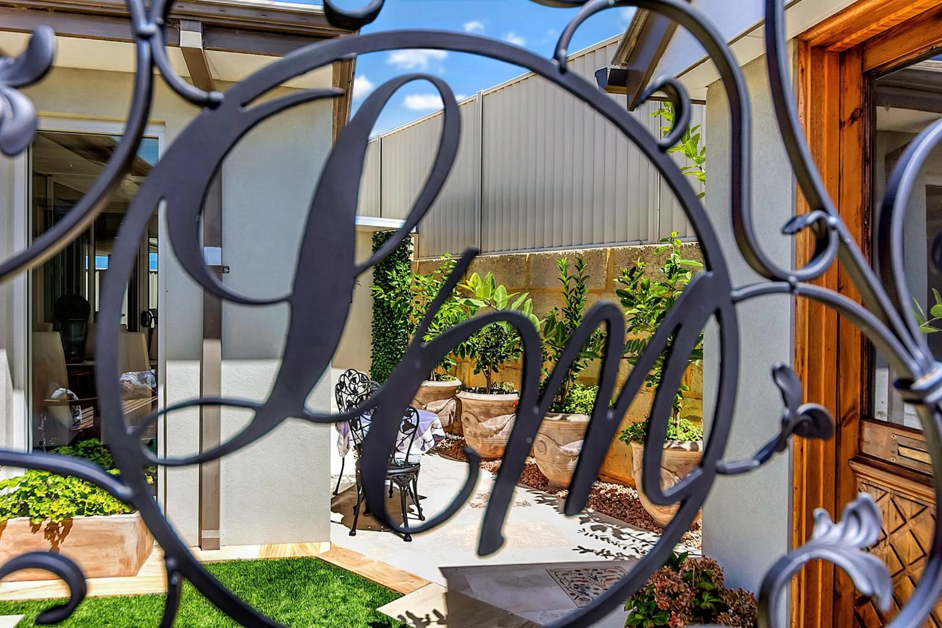 Seating area in Lavender Manor BnB