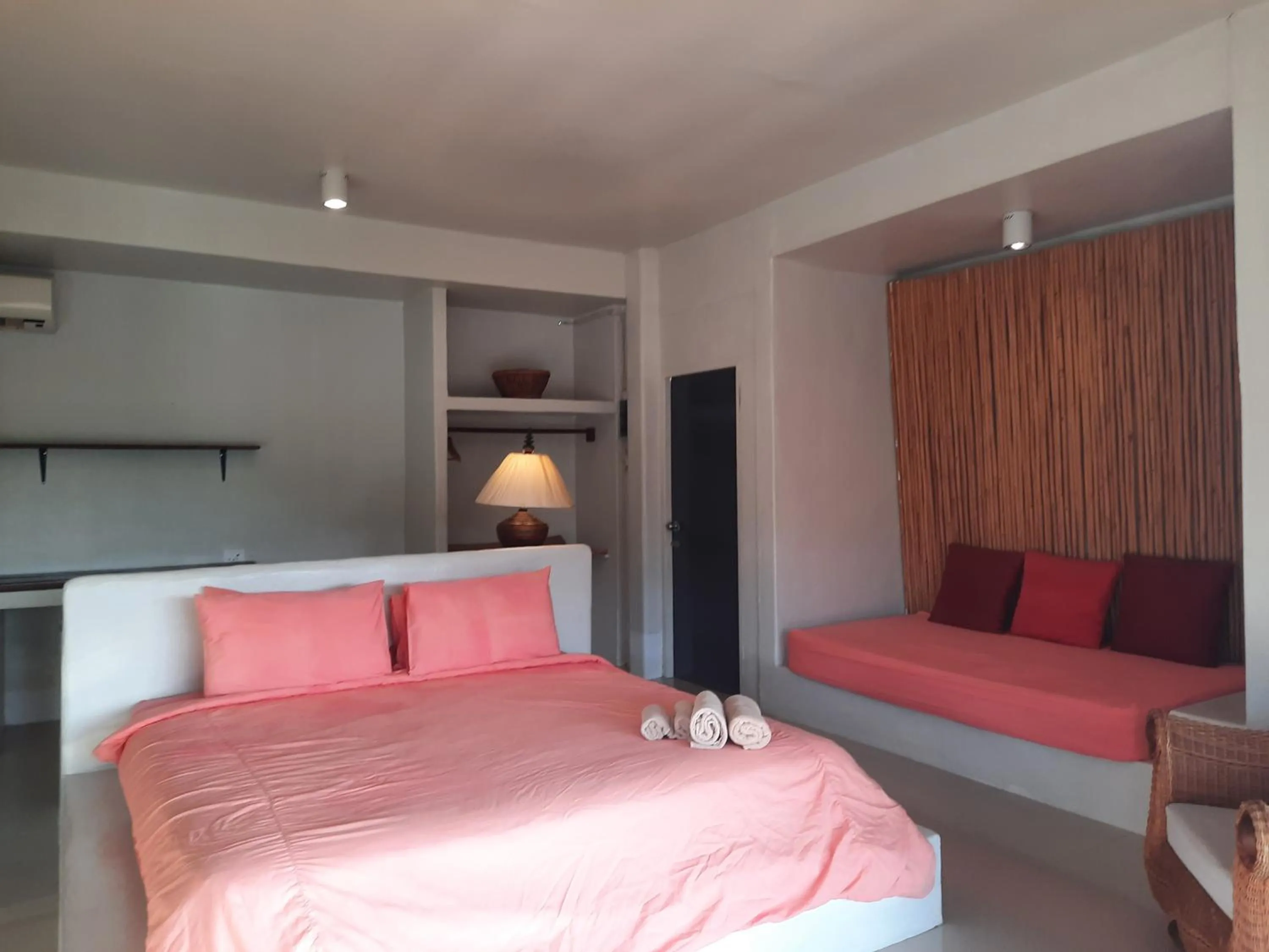 Bed in Chasorn Riverside Resort